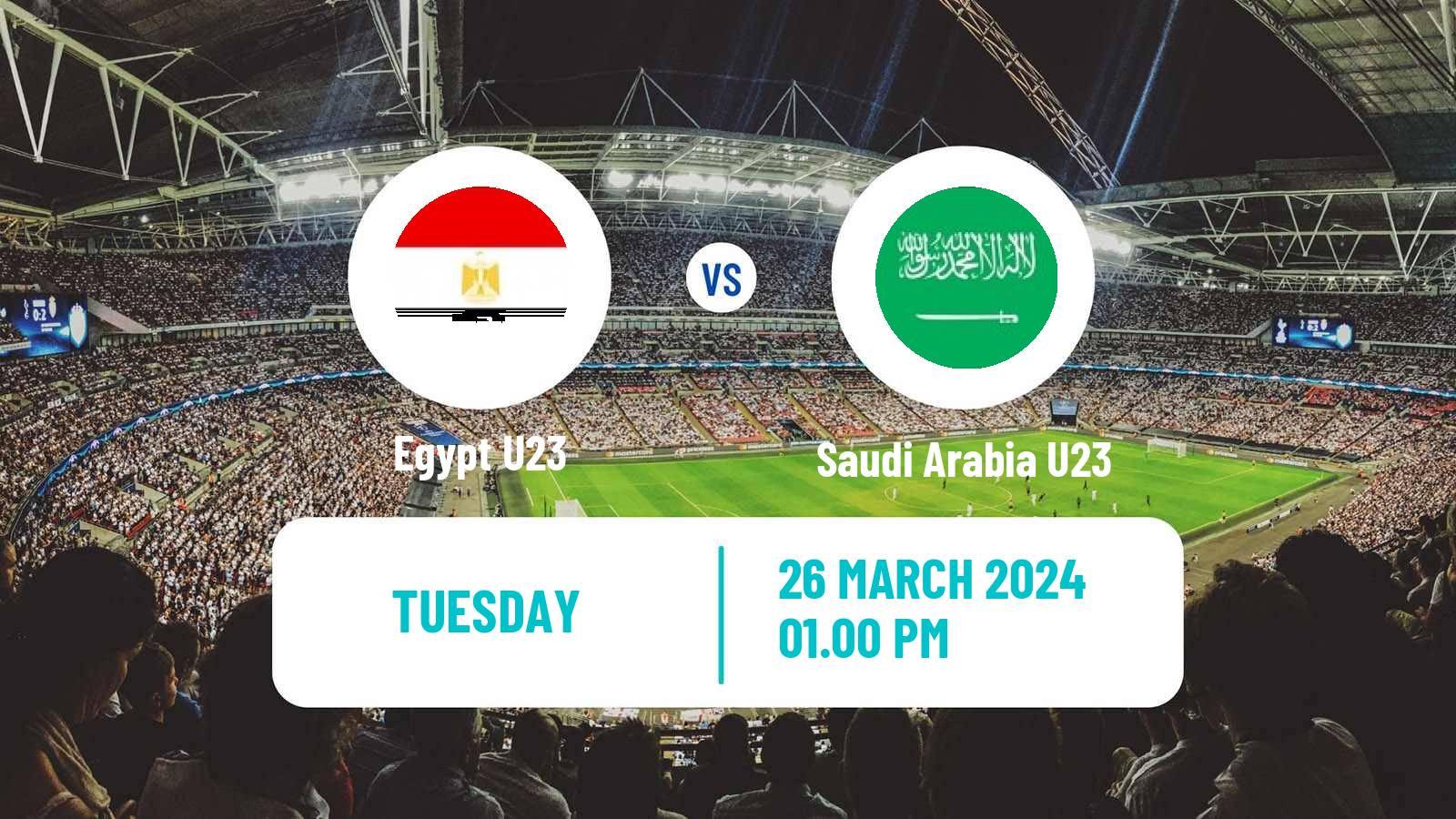 Soccer WAFF Championship U23 Egypt U23 - Saudi Arabia U23