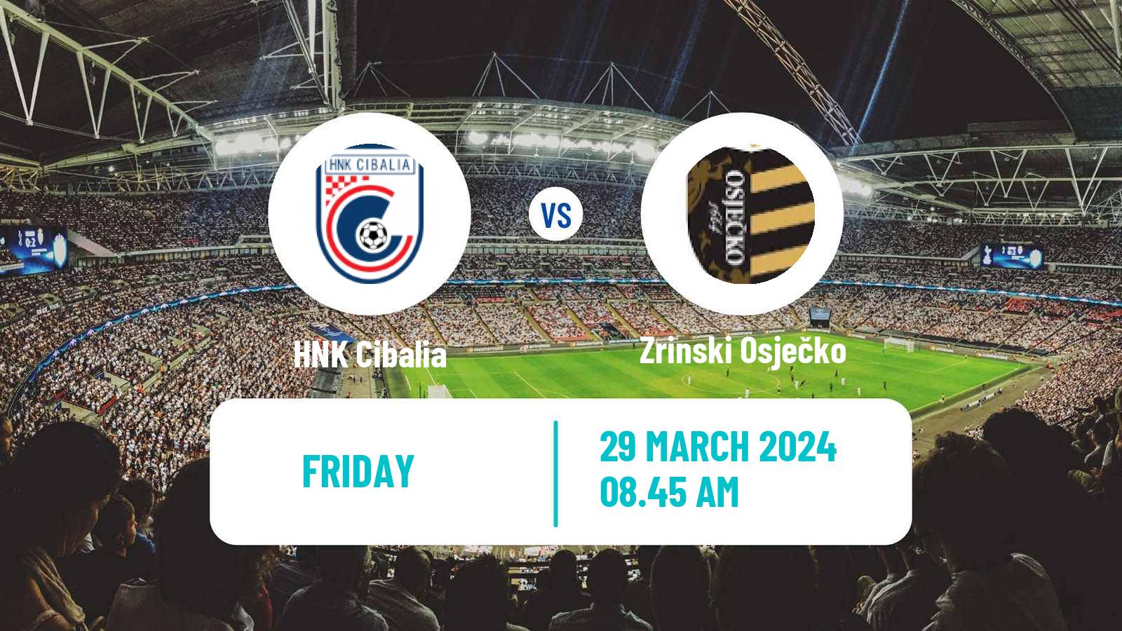 Soccer Croatian Prva NL Cibalia - Zrinski Osječko