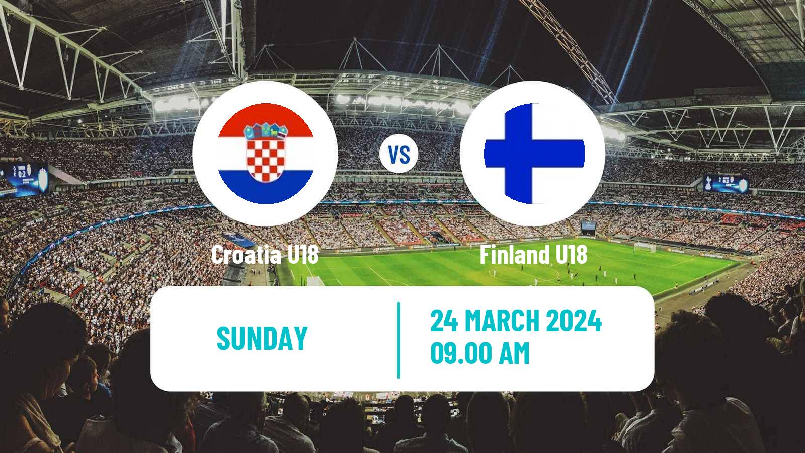 Soccer Friendly Croatia U18 - Finland U18