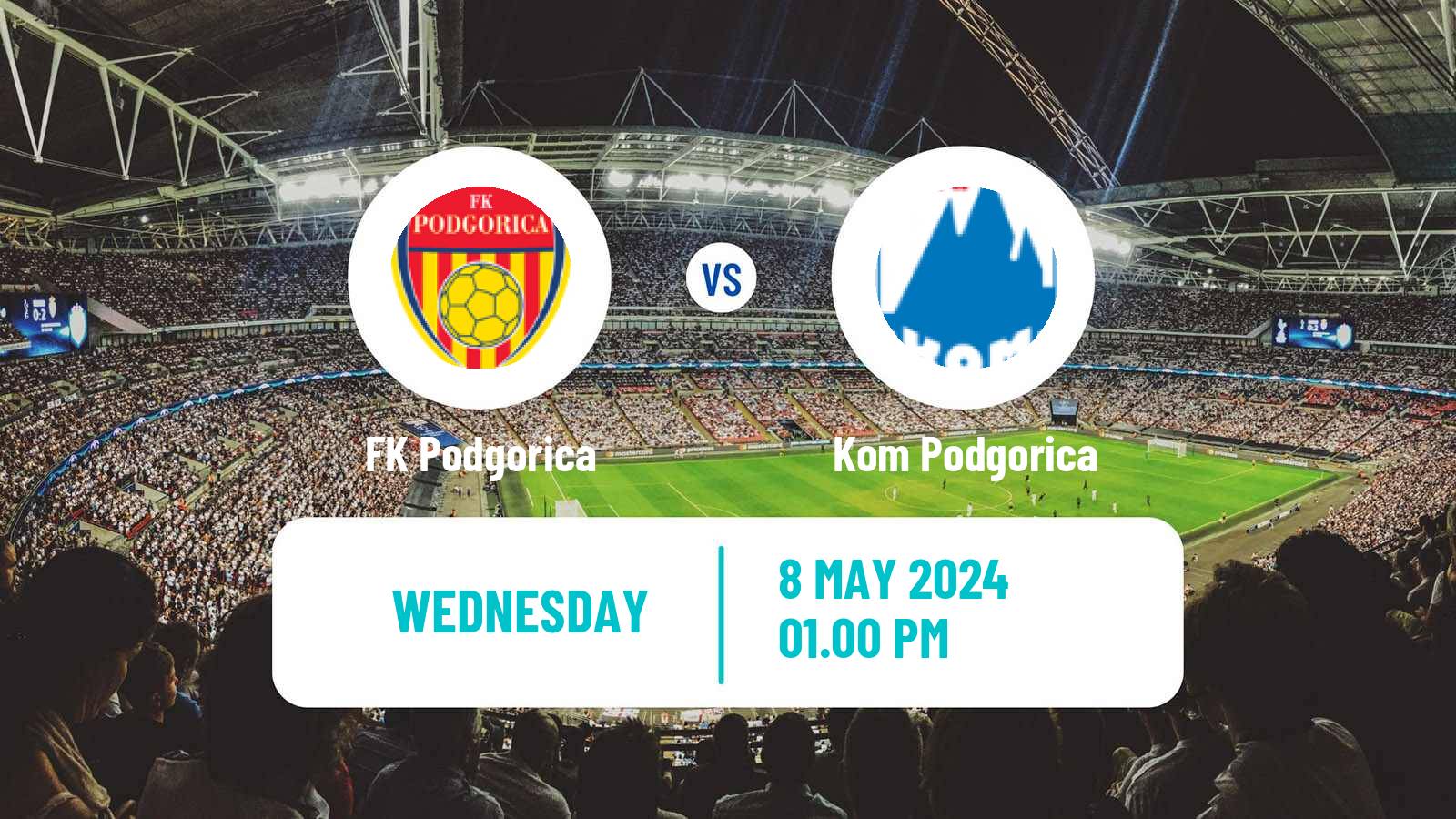 Soccer Montenegrin Druga Liga Podgorica - Kom Podgorica