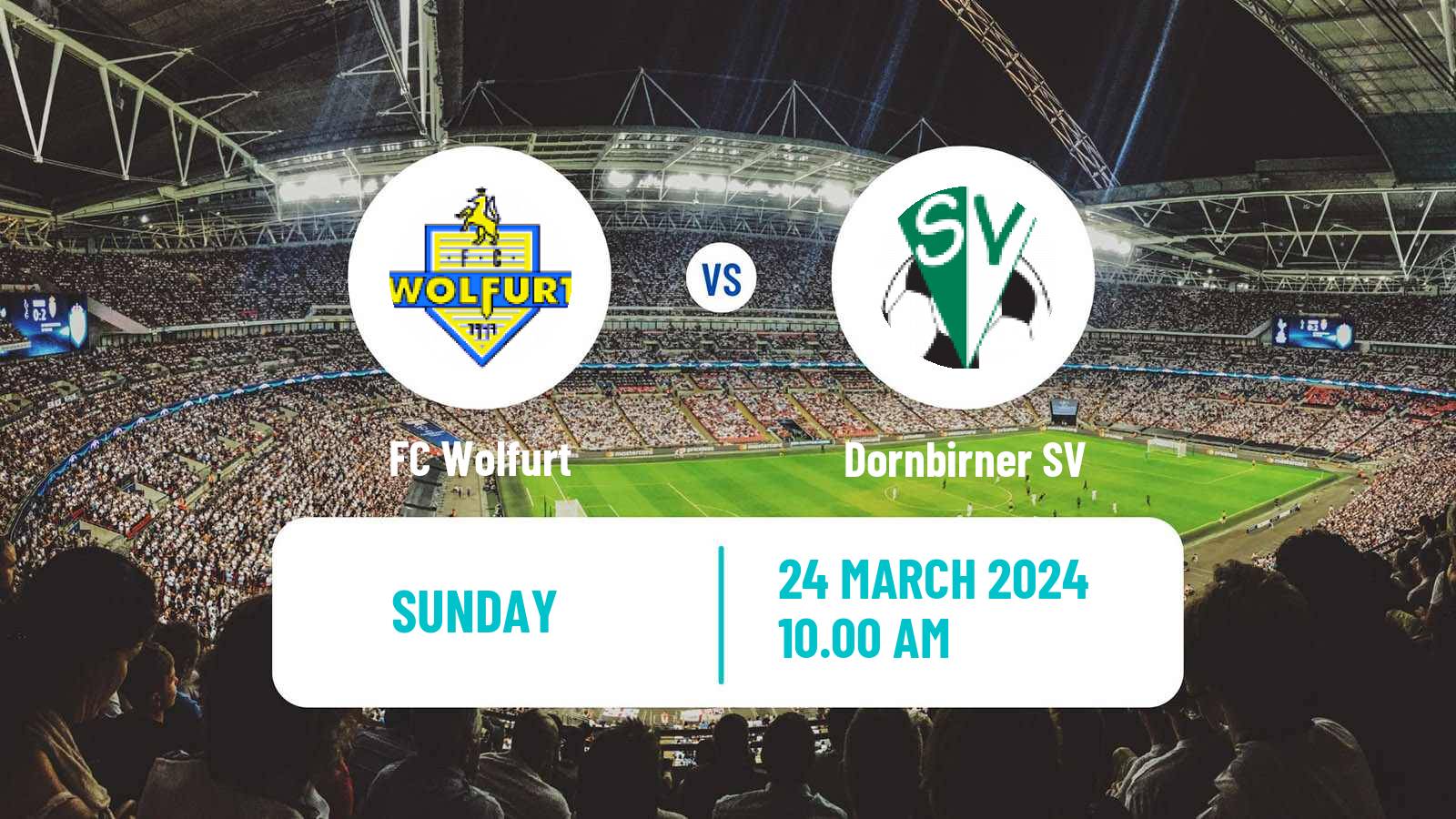 Soccer Austrian Regionalliga West Wolfurt - Dornbirner SV