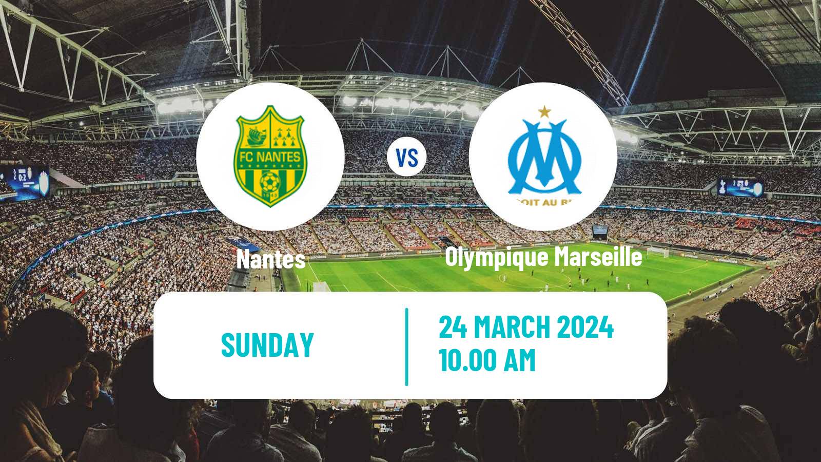 Soccer French Division 2 Women Nantes - Olympique Marseille