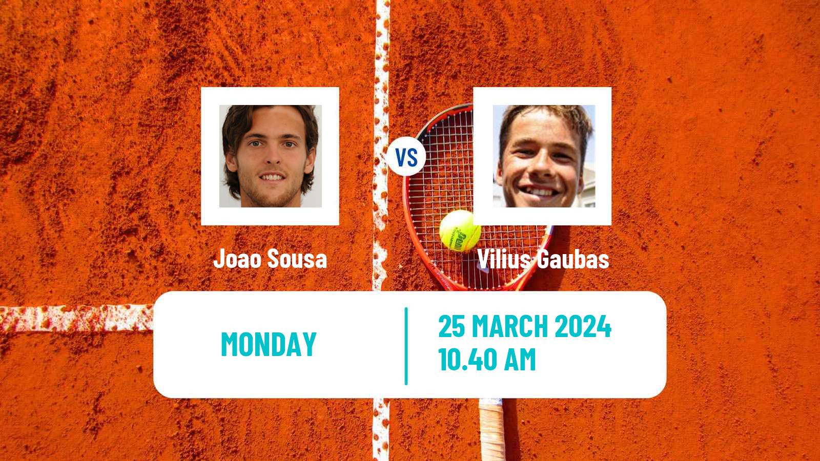 Tennis Girona Challenger Men Joao Sousa - Vilius Gaubas