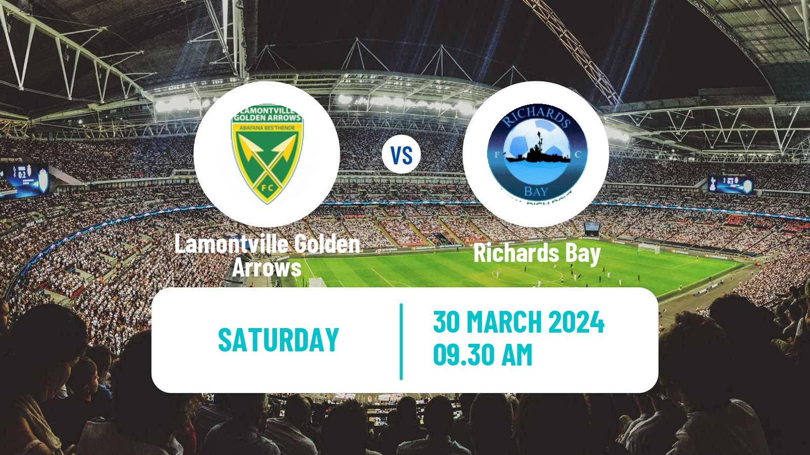 Soccer South African Premier Soccer League Lamontville Golden Arrows - Richards Bay