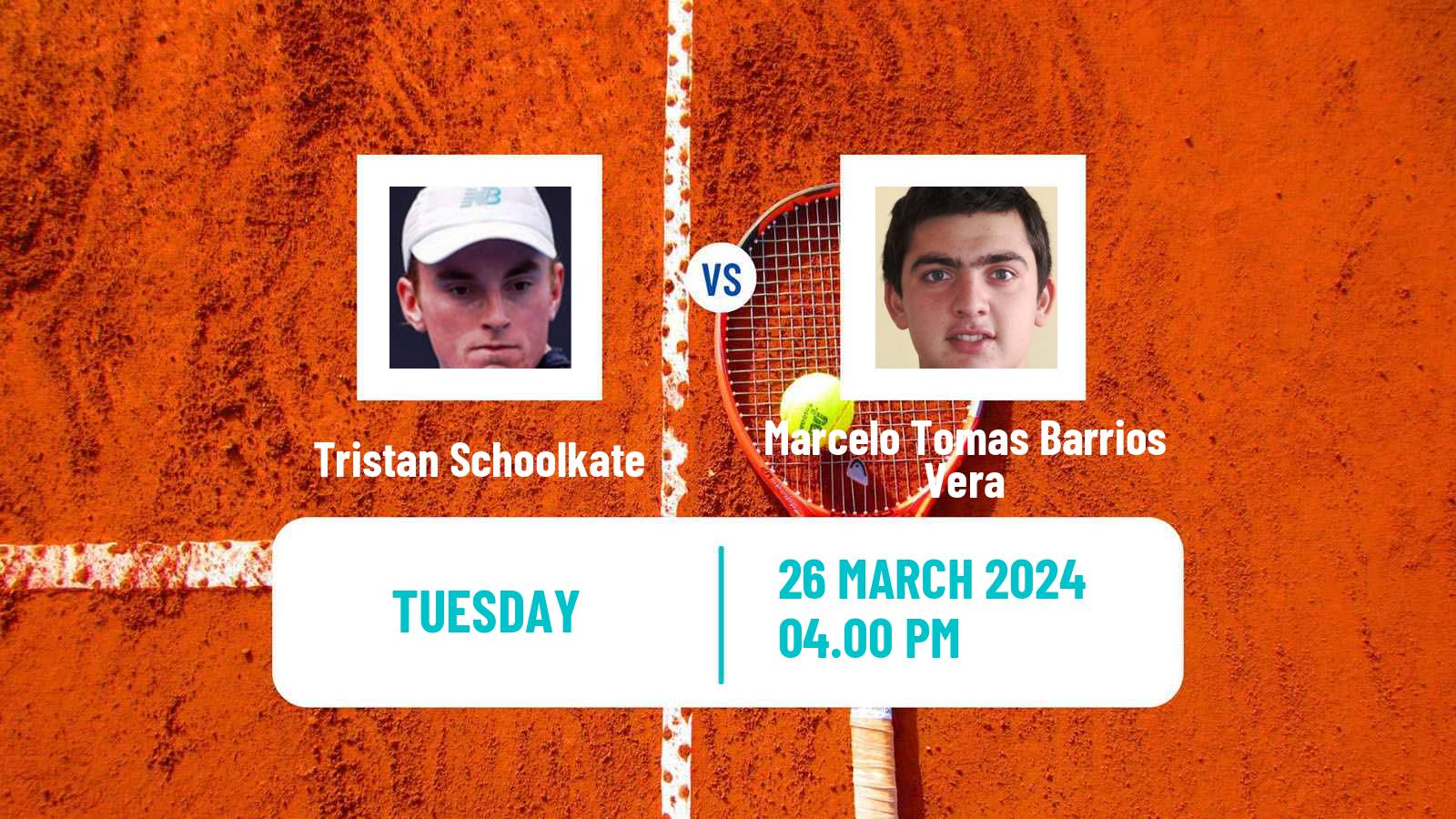Tennis San Luis Potosi Challenger Men Tristan Schoolkate - Marcelo Tomas Barrios Vera