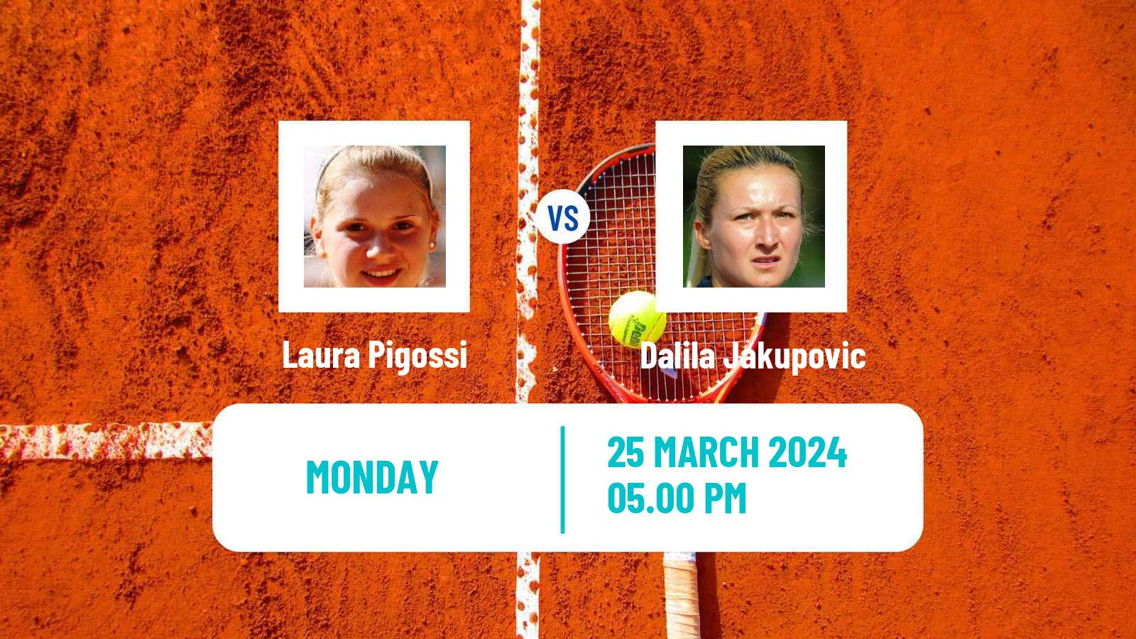 Tennis San Luis Potosi Challenger Women Laura Pigossi - Dalila Jakupovic