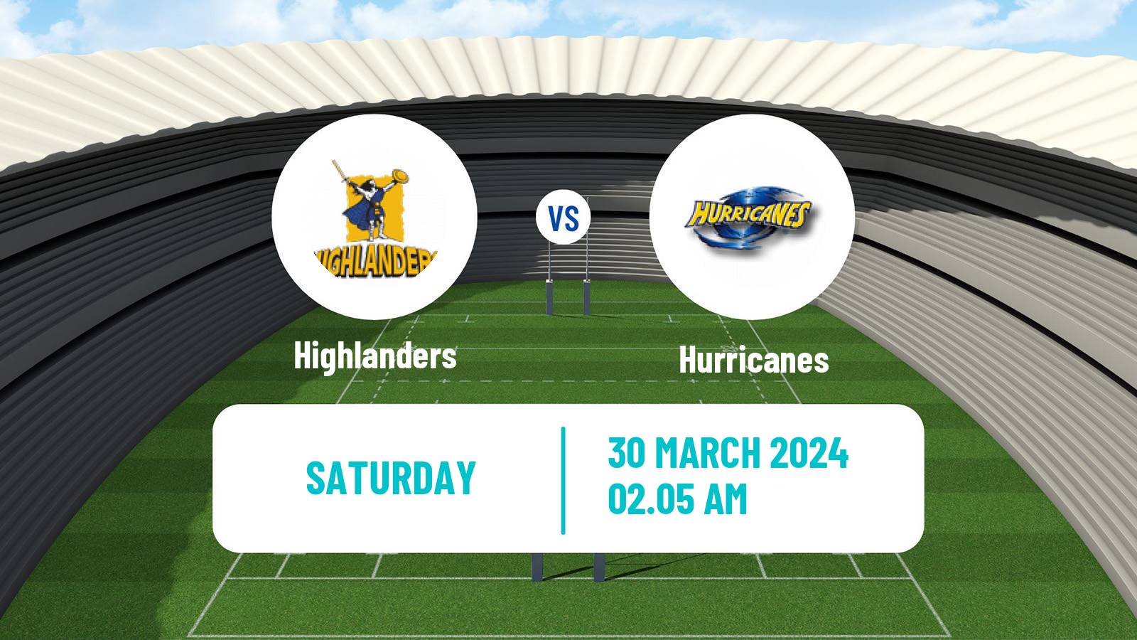 Rugby union Super Rugby Highlanders - Hurricanes