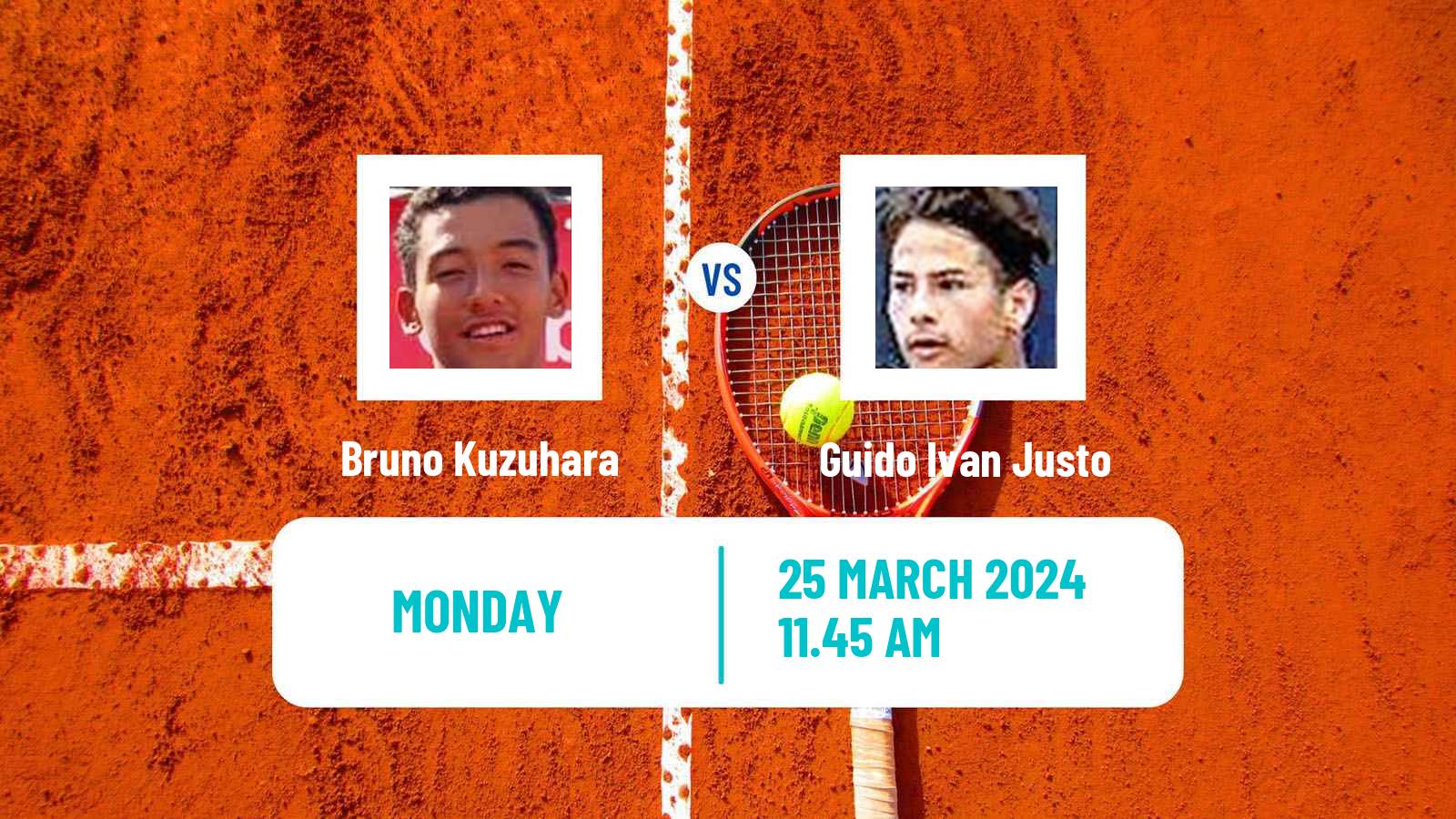 Tennis Sao Leopoldo Challenger Men Bruno Kuzuhara - Guido Ivan Justo