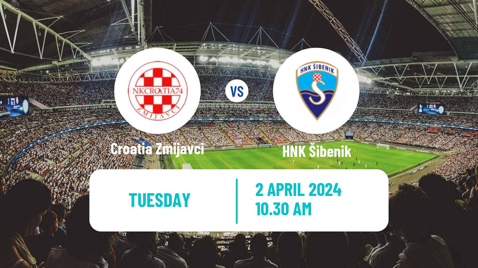 Soccer Croatian Prva NL Croatia Zmijavci - Šibenik