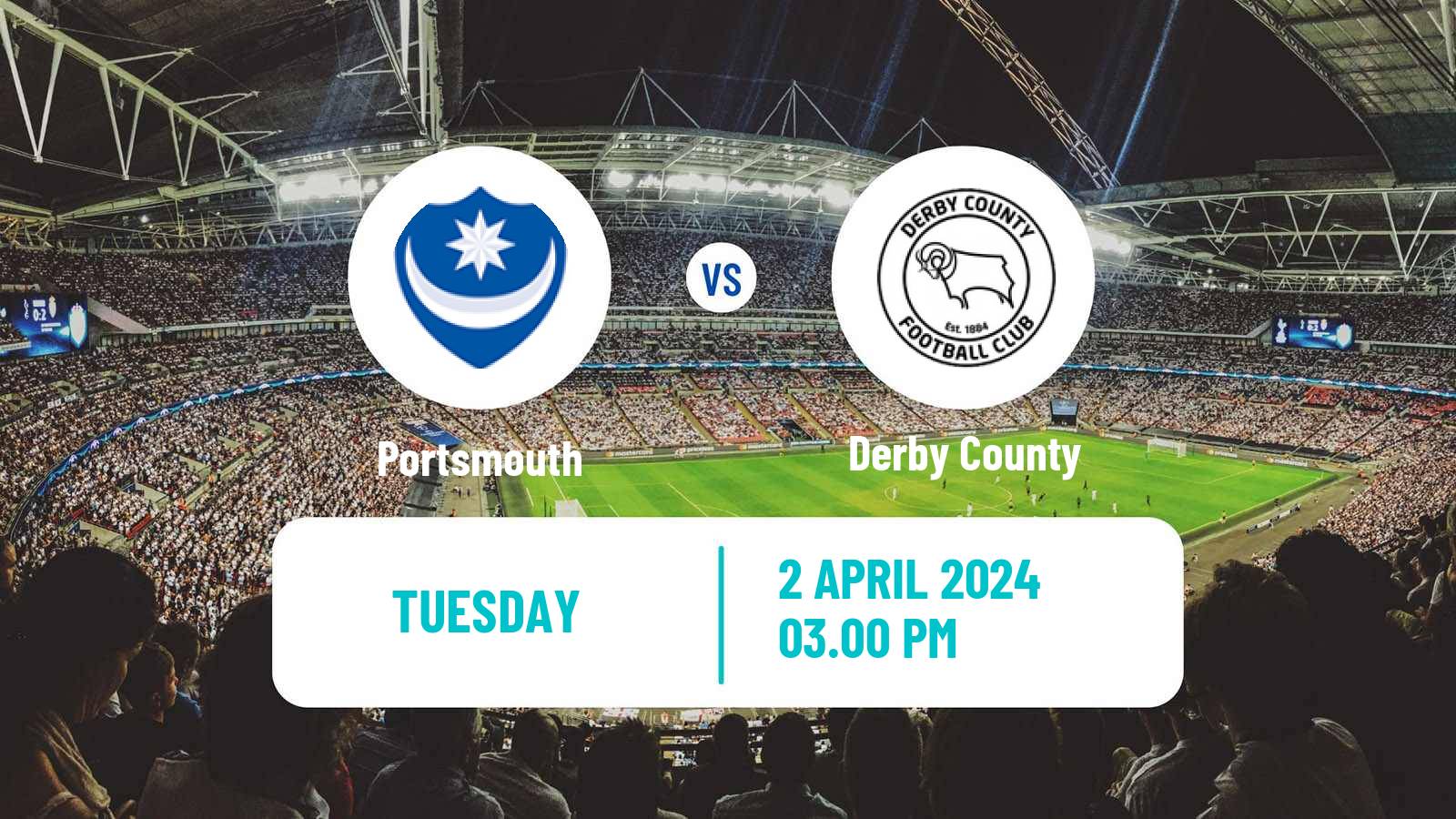 Soccer English League One Portsmouth - Derby County