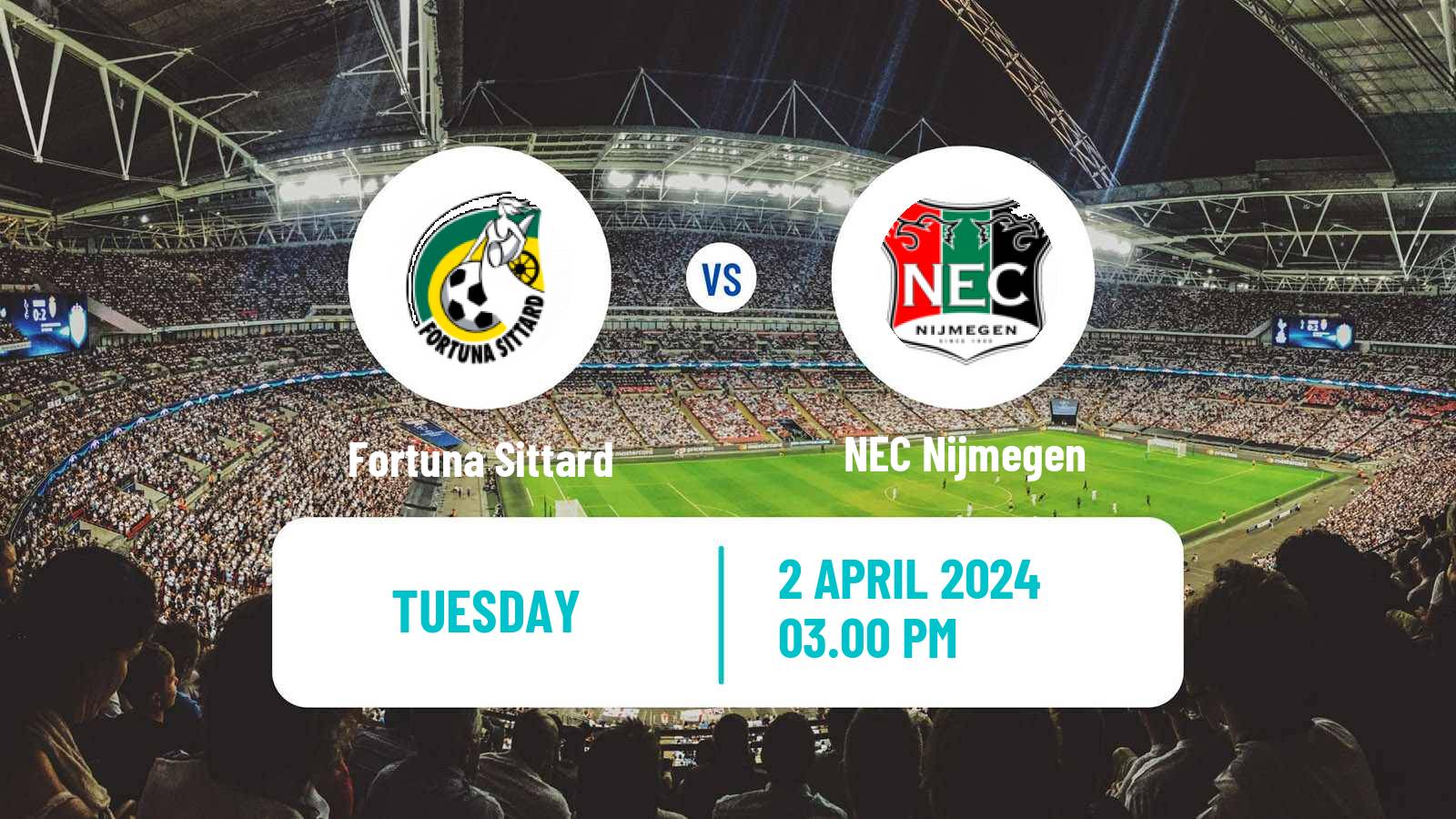 Soccer Dutch Eredivisie Fortuna Sittard - NEC Nijmegen