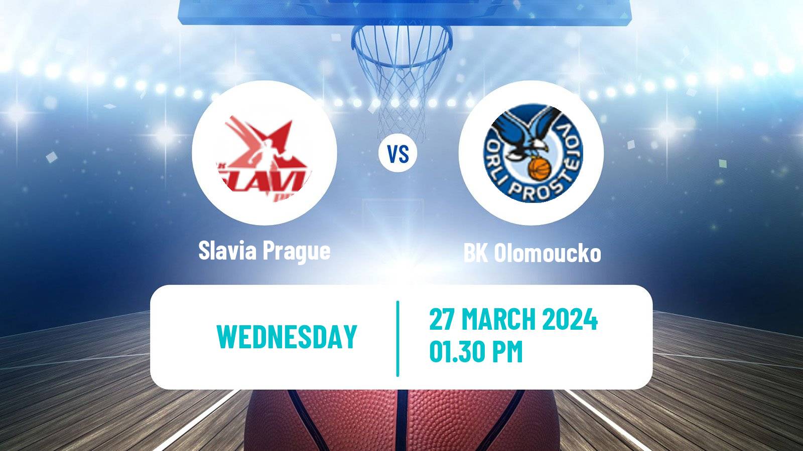Basketball Czech NBL Slavia Prague - Olomoucko