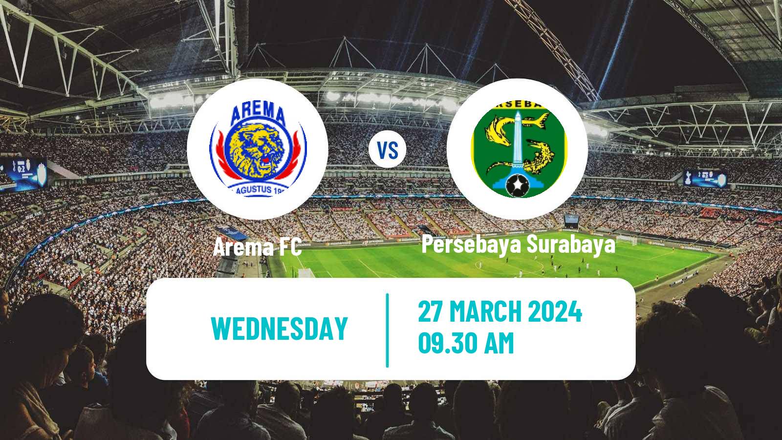 Soccer Indonesian Liga 1 Arema - Persebaya Surabaya