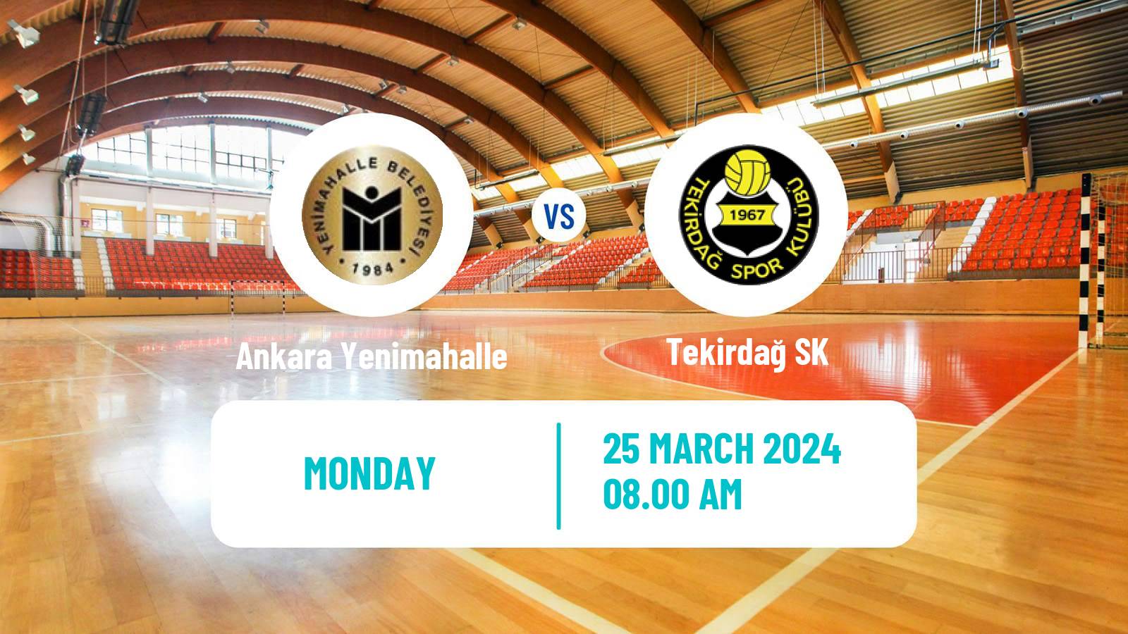 Handball Turkish Superlig Handball Women Ankara Yenimahalle - Tekirdağ
