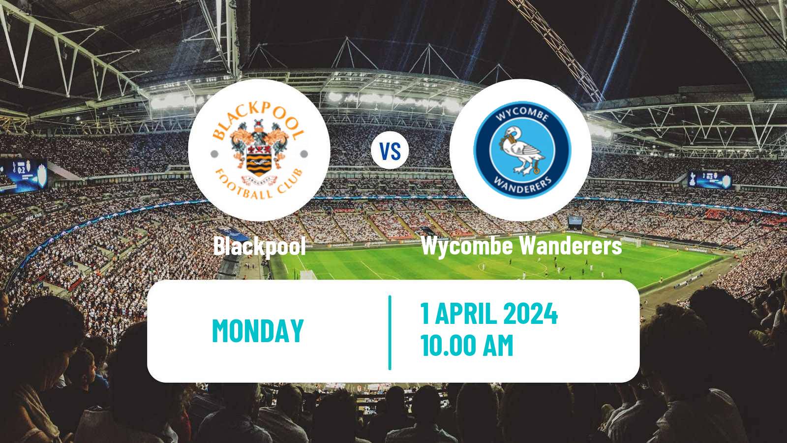 Soccer English League One Blackpool - Wycombe Wanderers