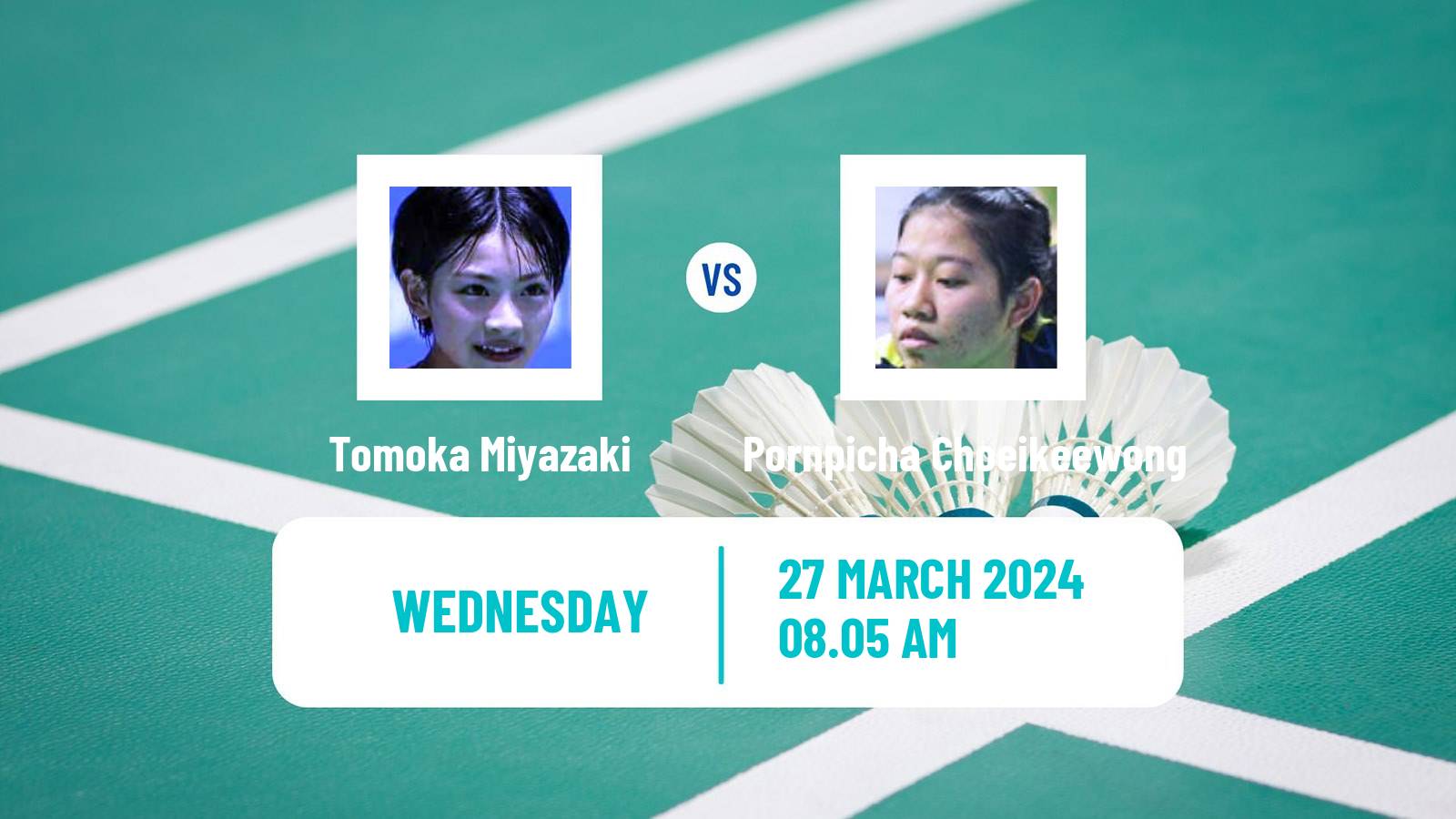 Badminton BWF World Tour Spain Masters Women Tomoka Miyazaki - Pornpicha Choeikeewong