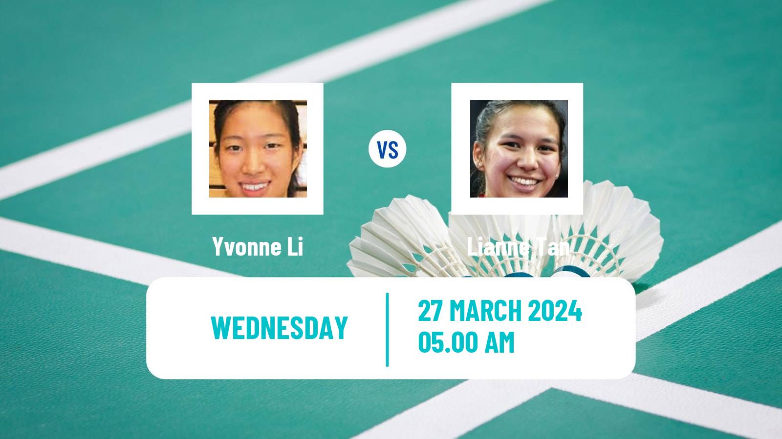 Badminton BWF World Tour Spain Masters Women Yvonne Li - Lianne Tan