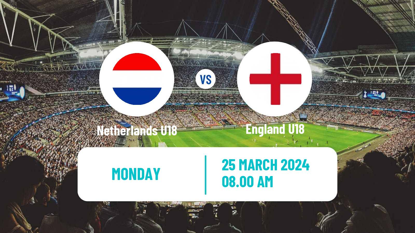 Soccer Friendly Netherlands U18 - England U18