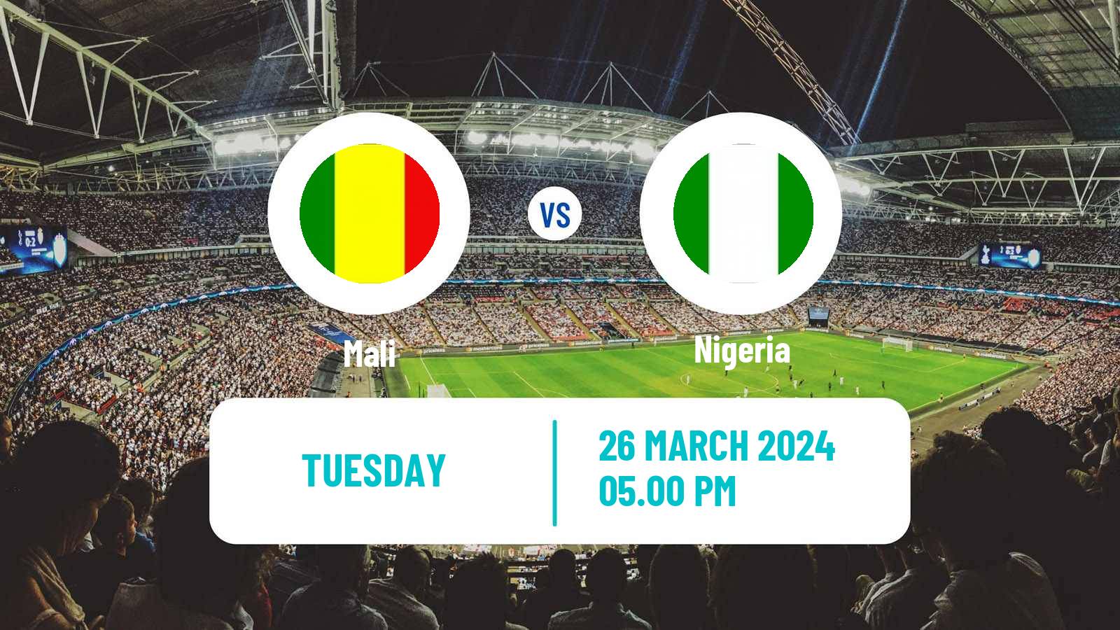 Soccer Friendly Mali - Nigeria