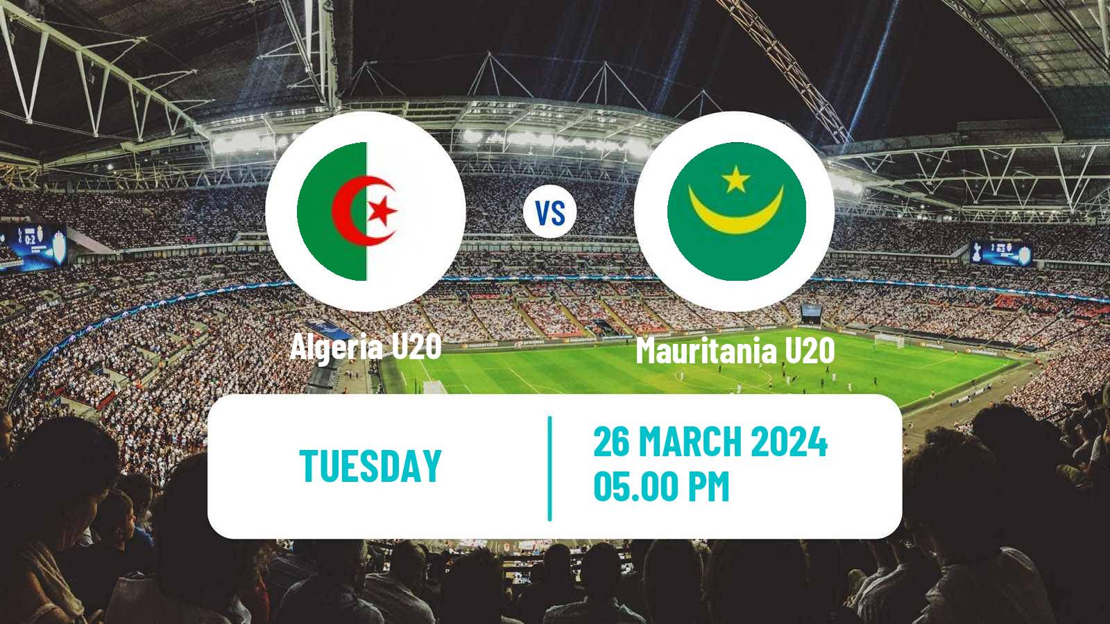 Soccer Friendly Algeria U20 - Mauritania U20