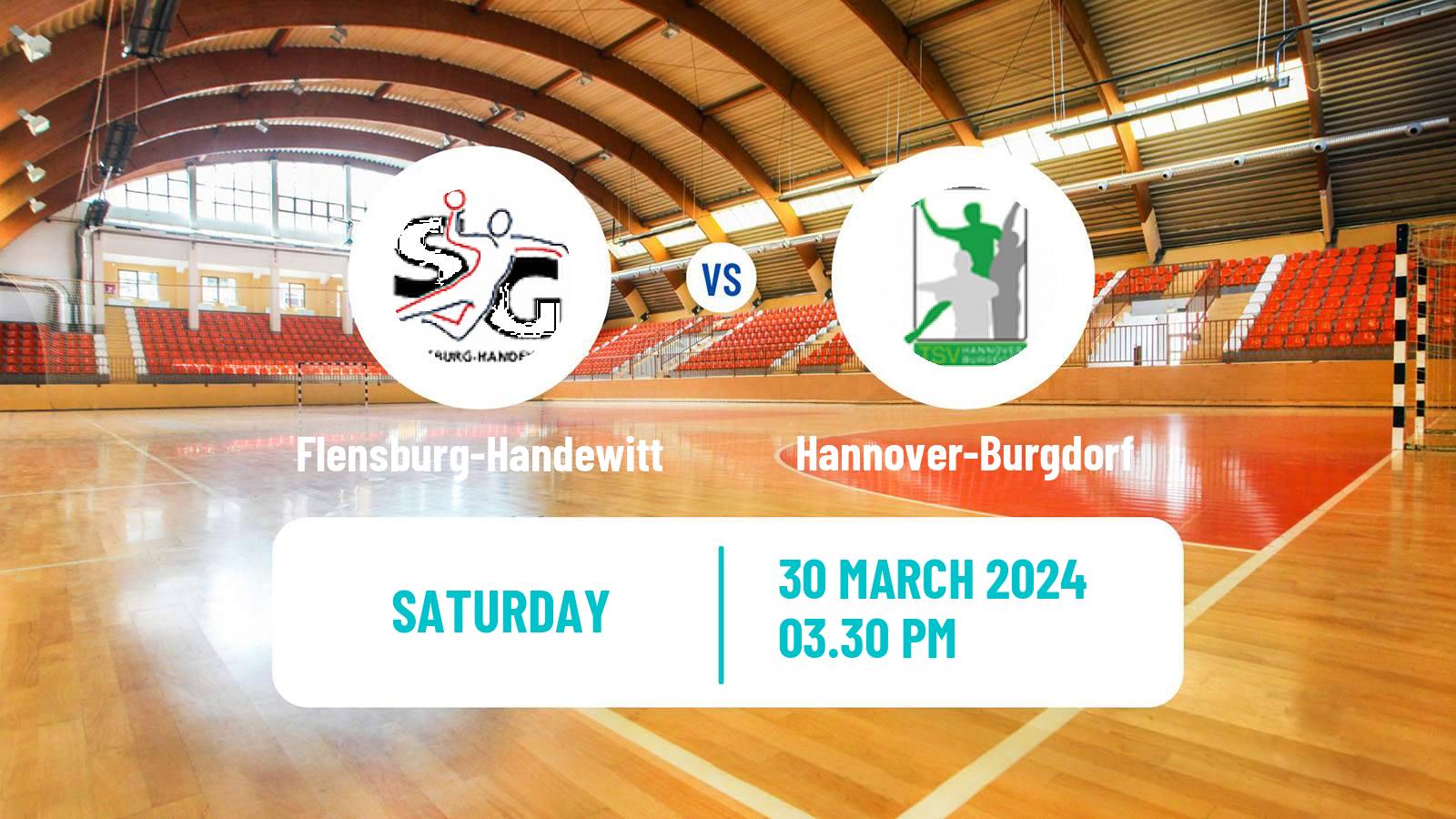 Handball German Bundesliga Handball Flensburg-Handewitt - Hannover-Burgdorf