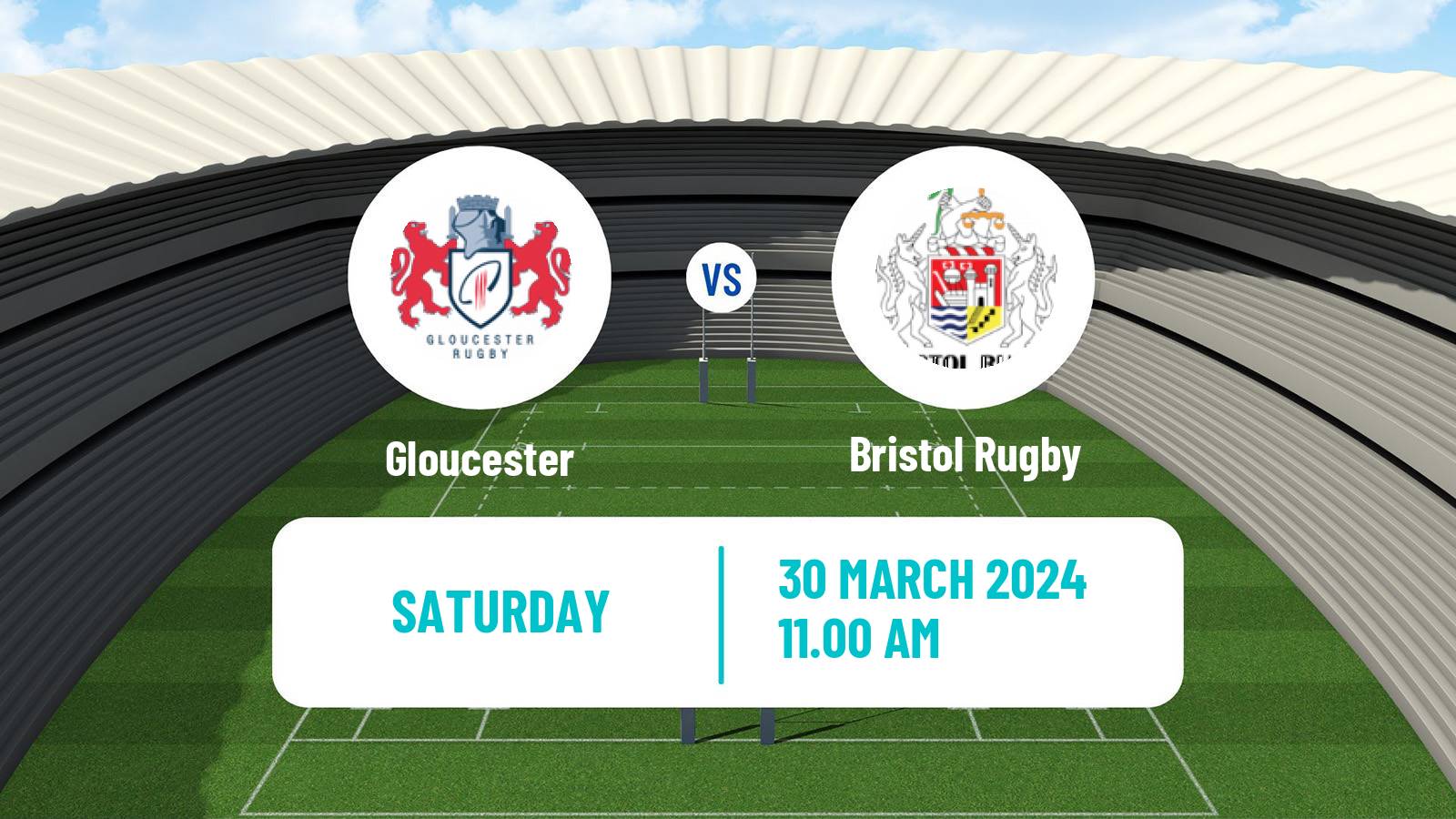 Rugby union English Premiership Rugby Gloucester - Bristol Rugby