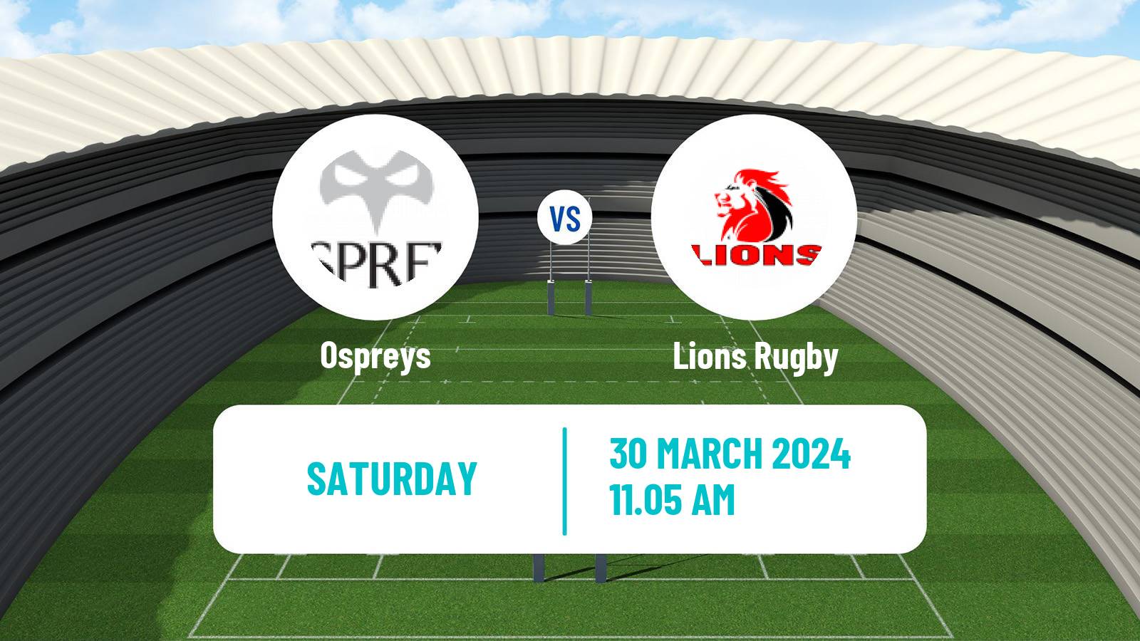 Rugby union United Rugby Championship Ospreys - Lions