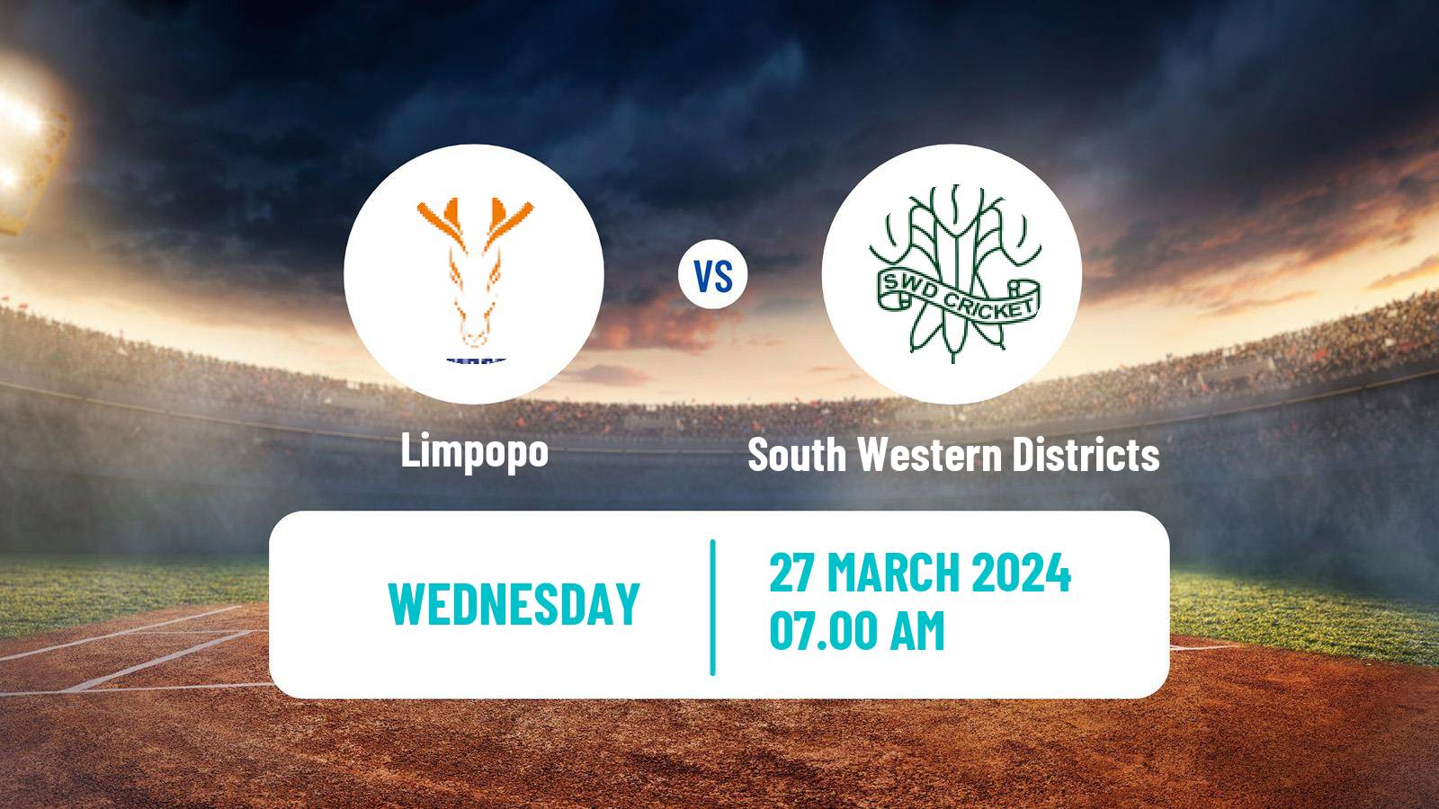 Cricket CSA Provincial T20 Cup Limpopo - South Western Districts
