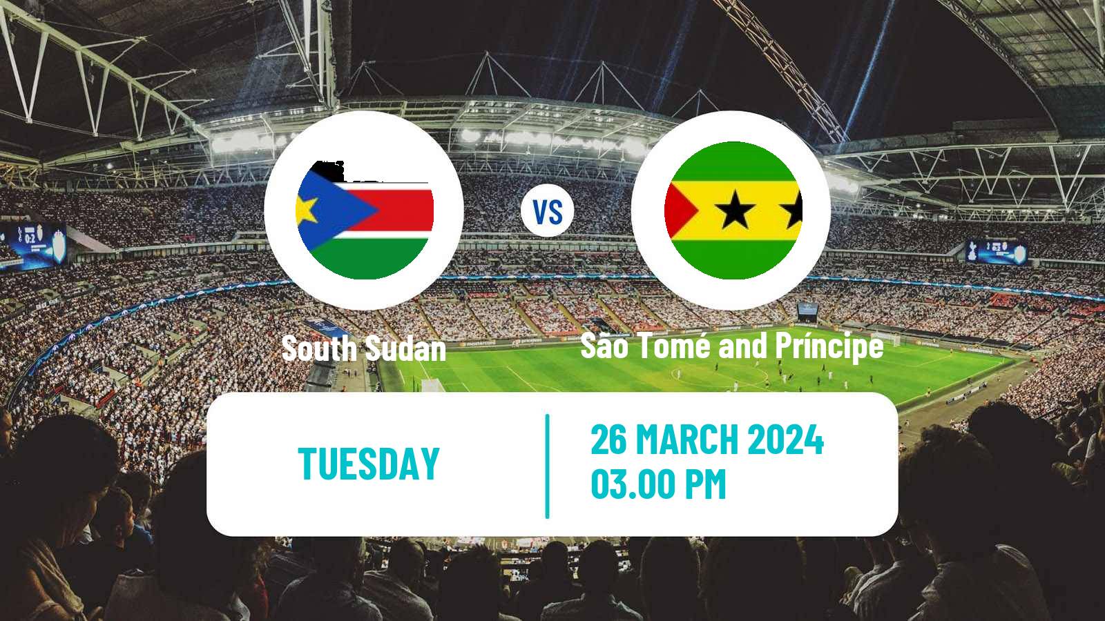Soccer Africa Cup of Nations South Sudan - São Tomé and Príncipe