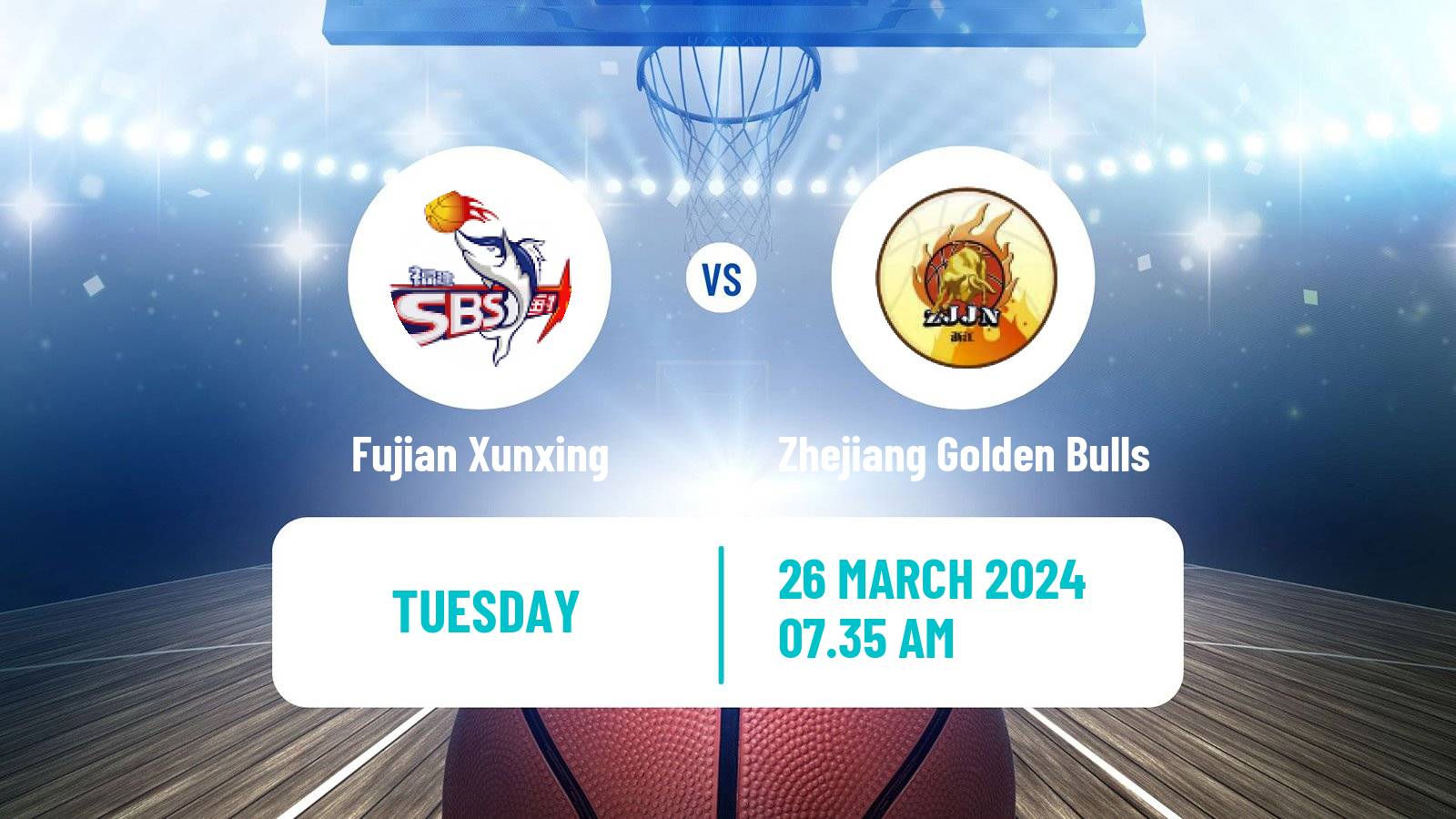 Basketball CBA Fujian Xunxing - Zhejiang Golden Bulls