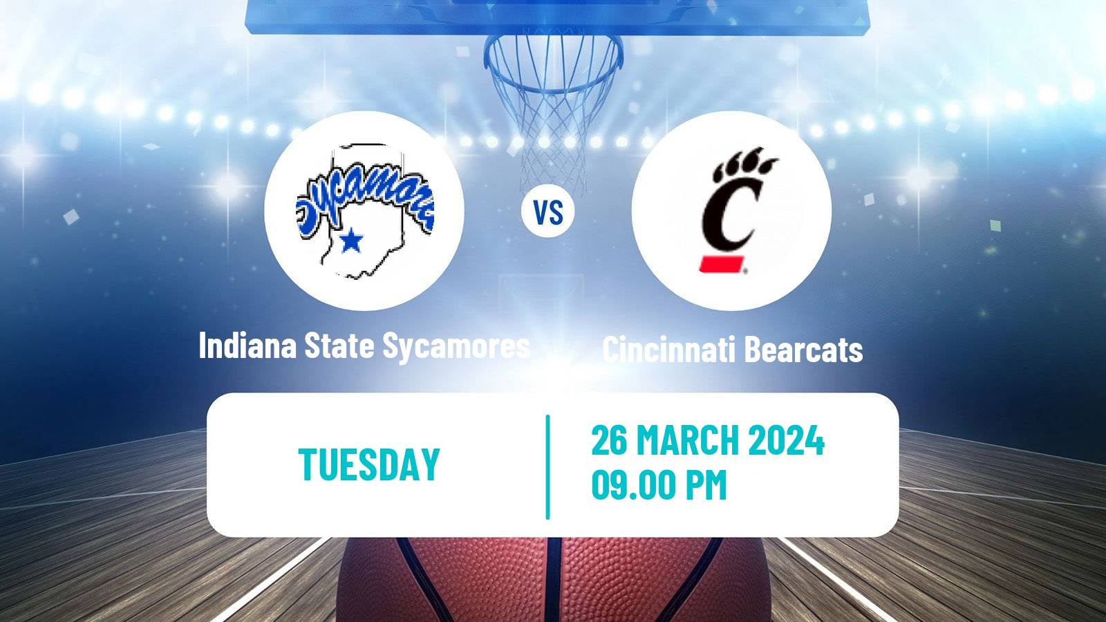 Basketball NIT Indiana State Sycamores - Cincinnati Bearcats