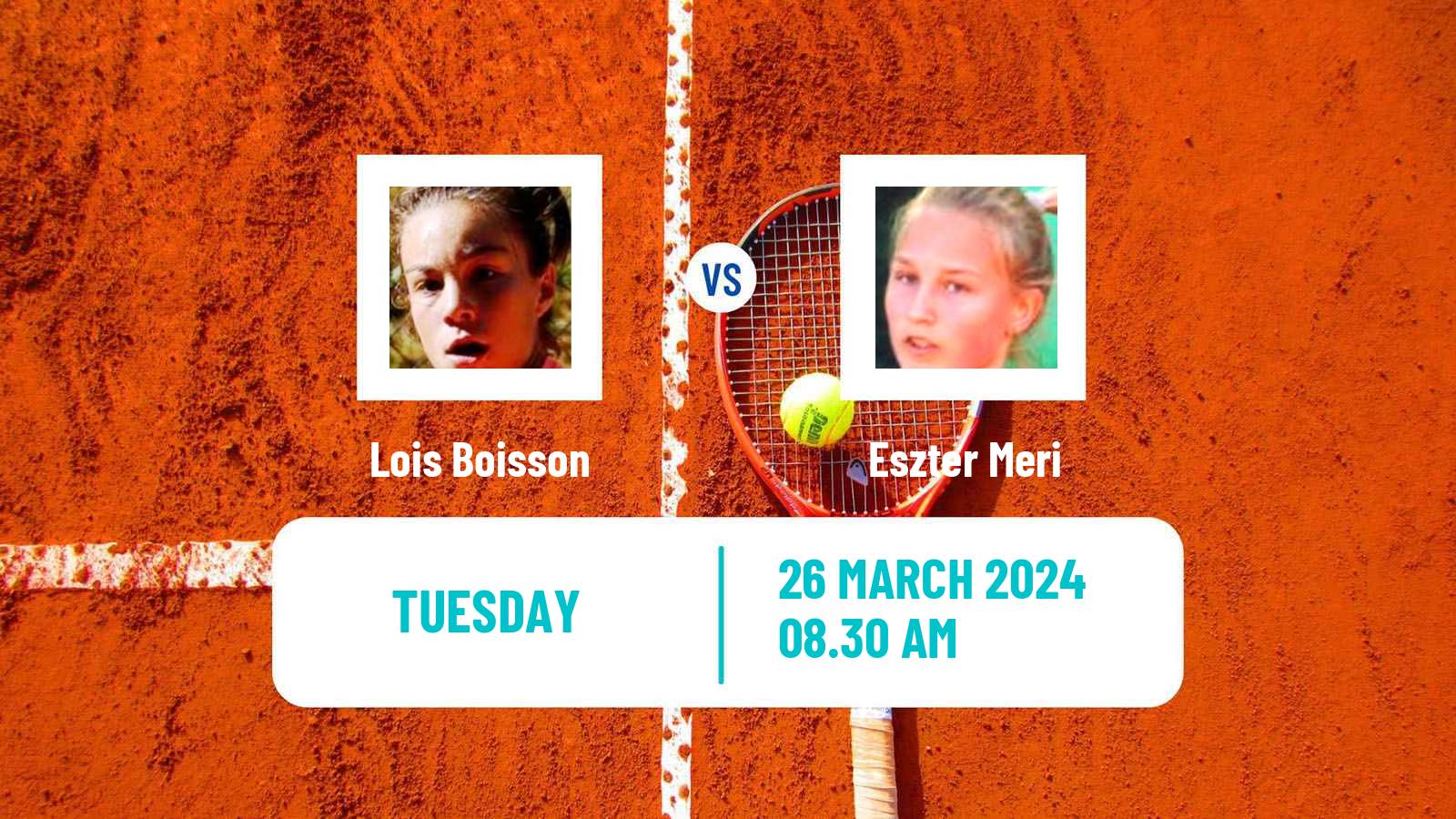 Tennis ITF W35 Terrassa Women Lois Boisson - Eszter Meri