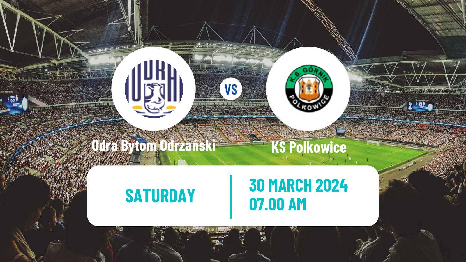 Soccer Polish Division 3 - Group III Odra Bytom Odrzański - Polkowice