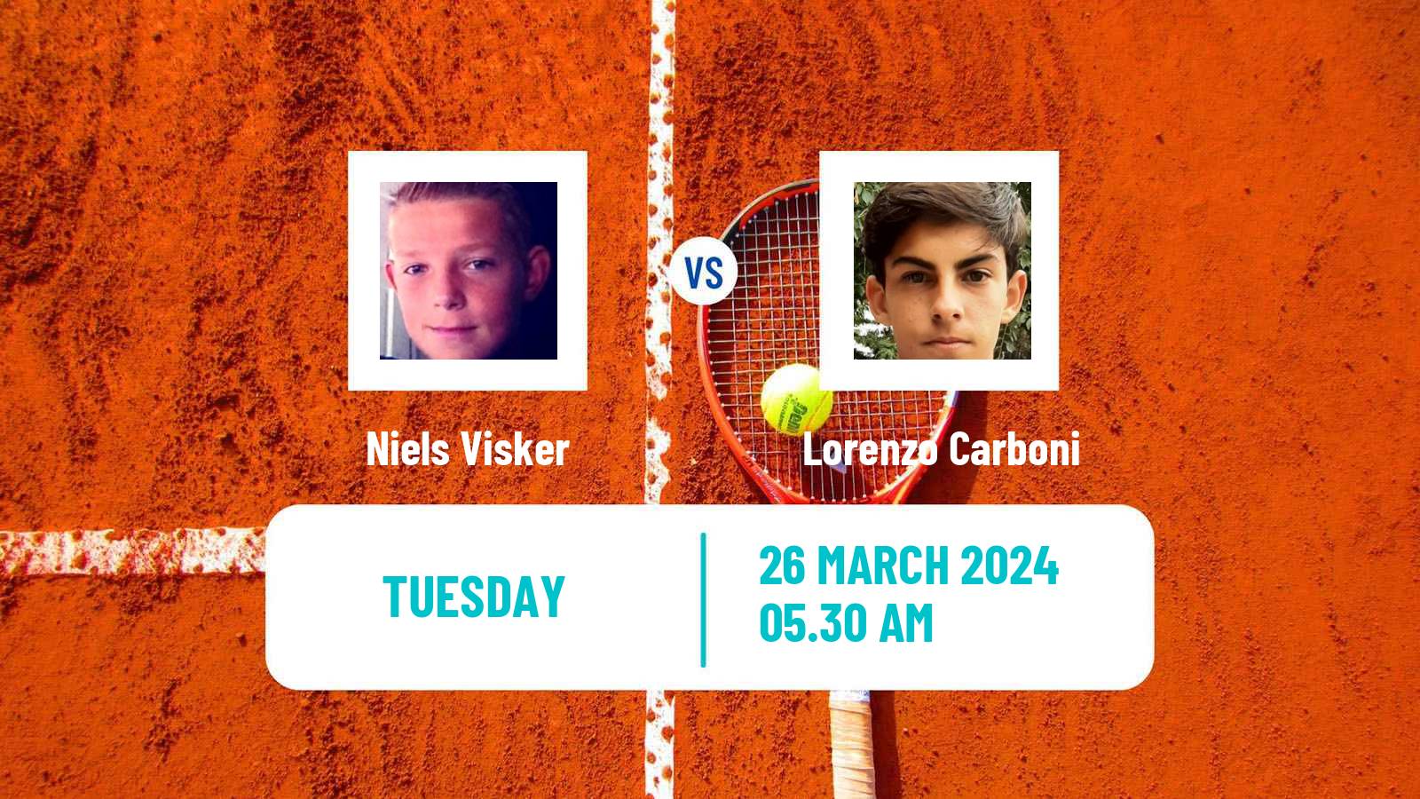 Tennis ITF M15 Antalya 8 Men Niels Visker - Lorenzo Carboni