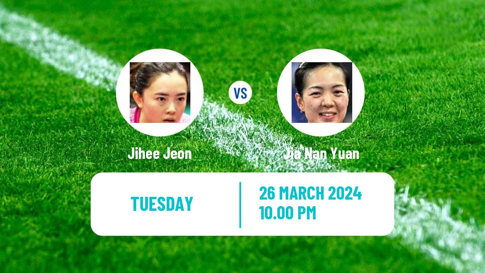 Table tennis Wtt Champions Incheon Women Jihee Jeon - Jia Nan Yuan