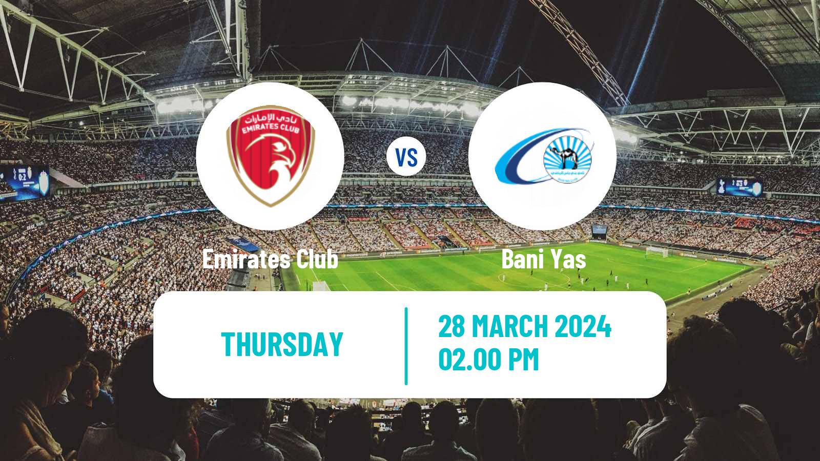 Soccer UAE Football League Emirates Club - Bani Yas