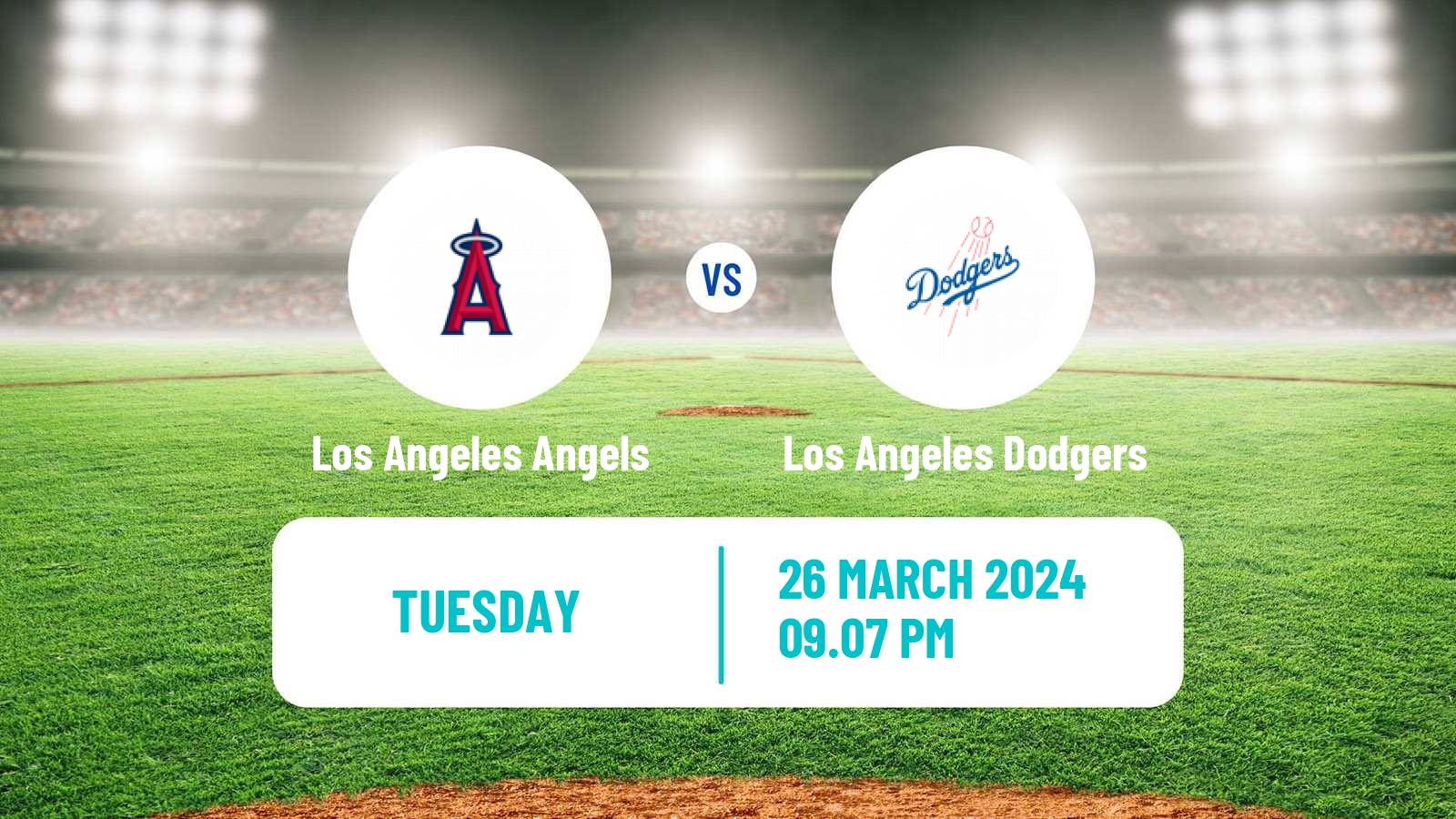Baseball MLB Spring Training Los Angeles Angels - Los Angeles Dodgers