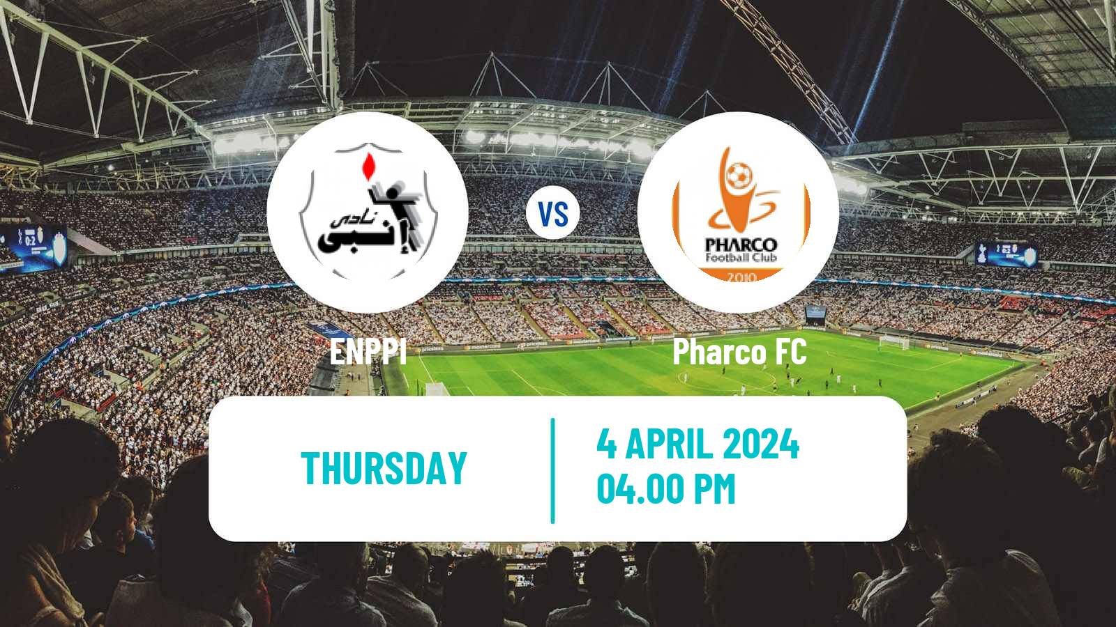 Soccer Egyptian Premier League ENPPI - Pharco