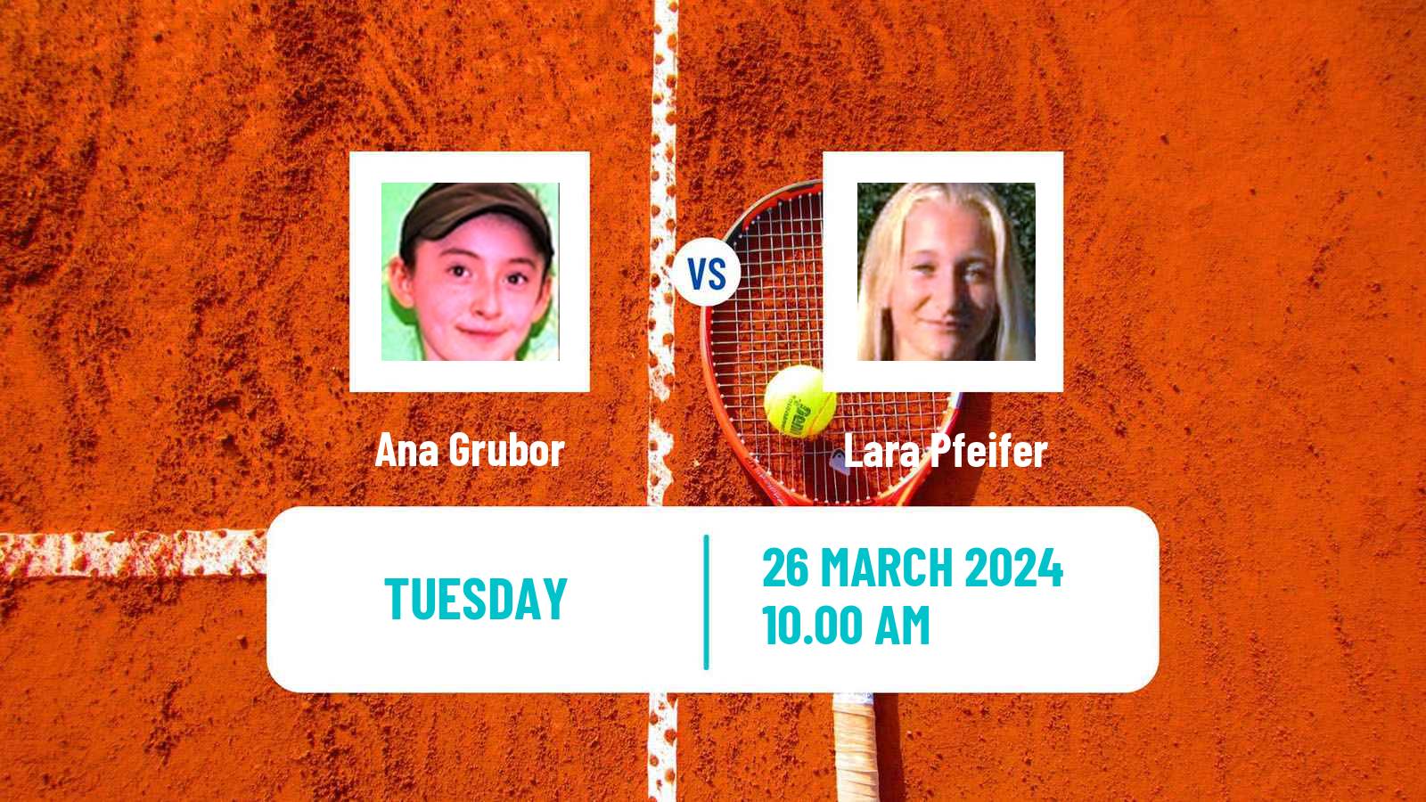 Tennis ITF W15 Monastir 11 Women 2024 Ana Grubor - Lara Pfeifer