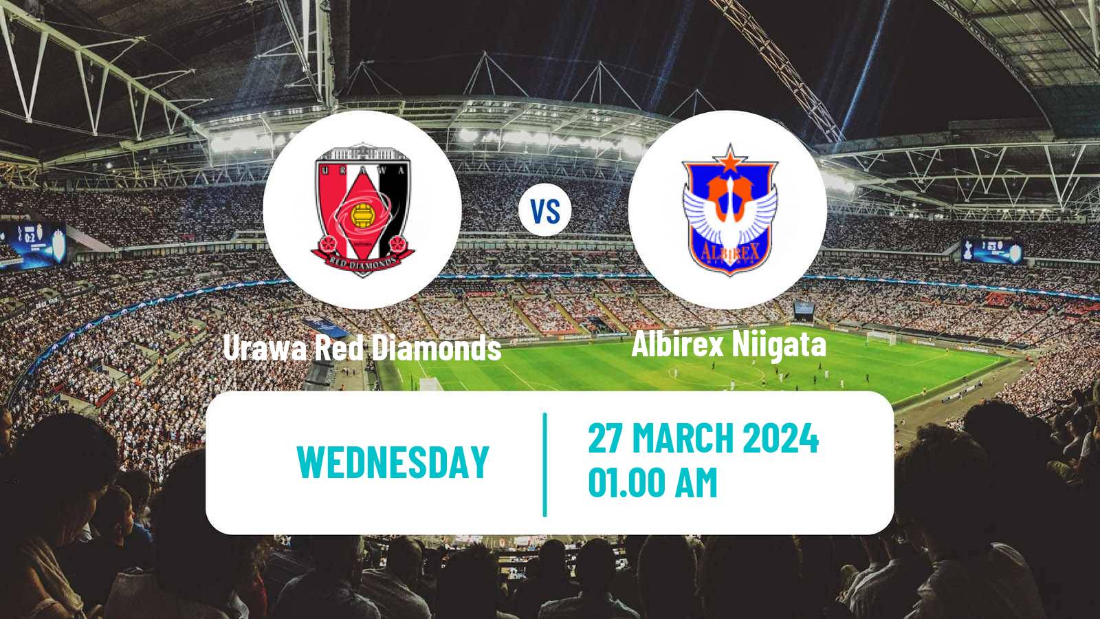 Soccer Japan WE League Women Urawa Red Diamonds - Albirex Niigata