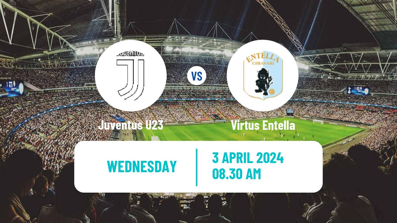 Soccer Italian Serie C Group B Juventus U23 - Virtus Entella