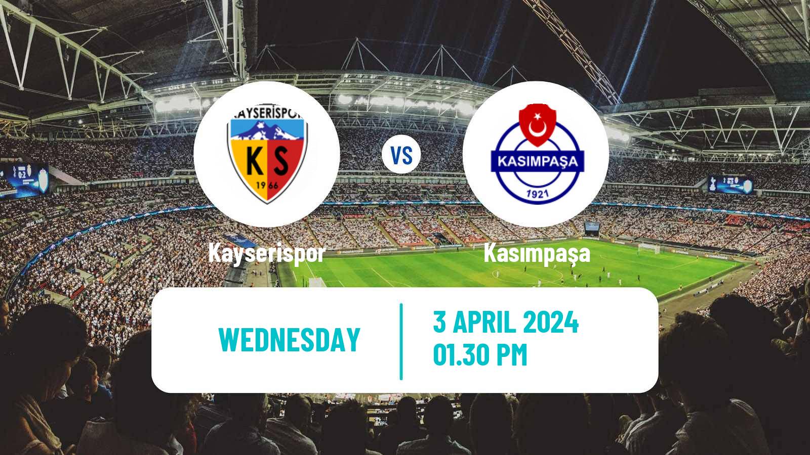 Soccer Turkish Super League Kayserispor - Kasımpaşa
