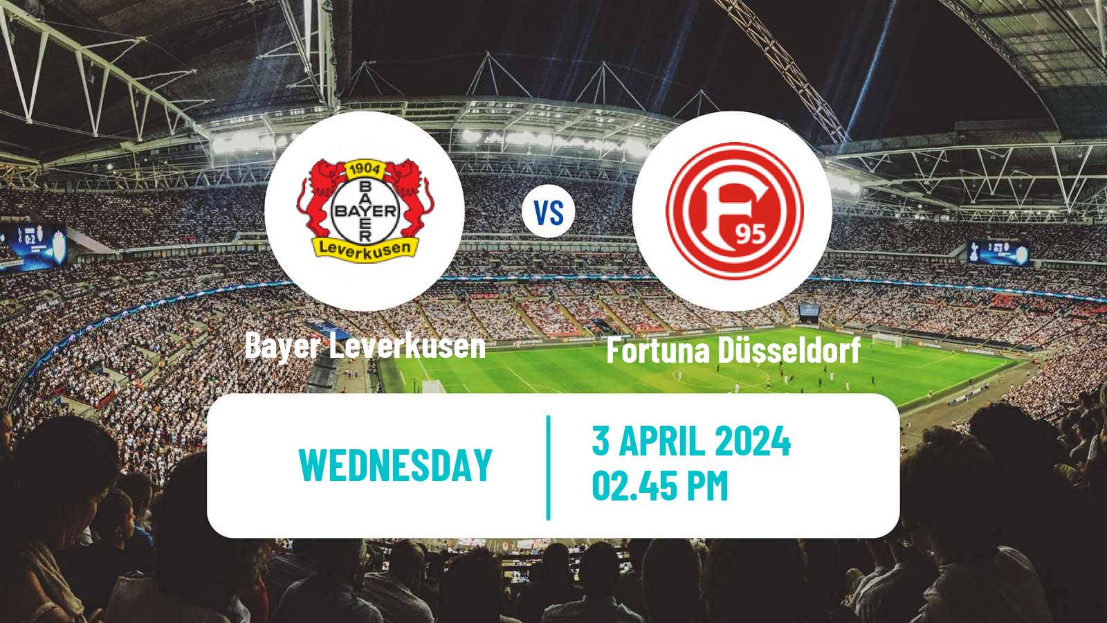 Soccer German DFB Pokal Bayer Leverkusen - Fortuna Düsseldorf