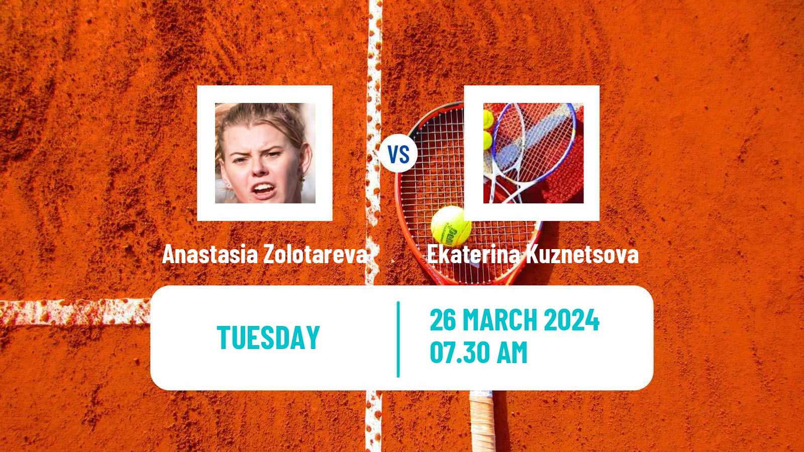 Tennis ITF W15 Antalya 7 Women Anastasia Zolotareva - Ekaterina Kuznetsova