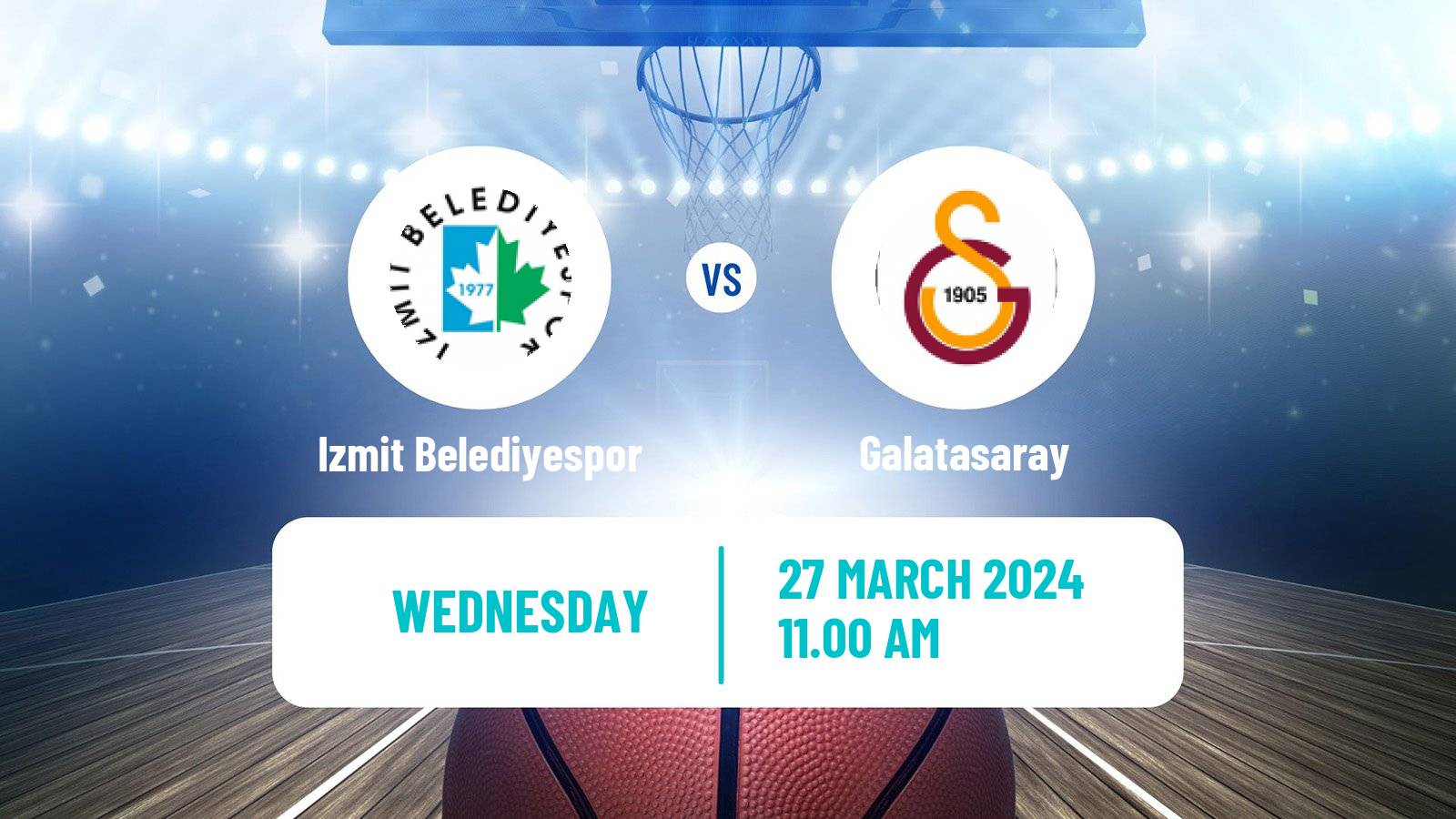 Basketball Turkish Basketball League Women Izmit Belediyespor - Galatasaray