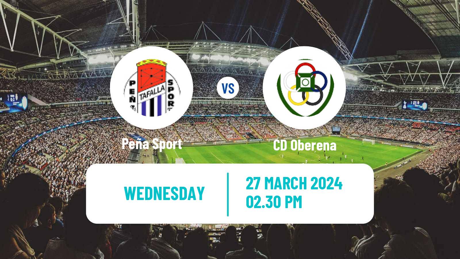 Soccer Spanish Tercera RFEF - Group 15 Peña Sport - Oberena