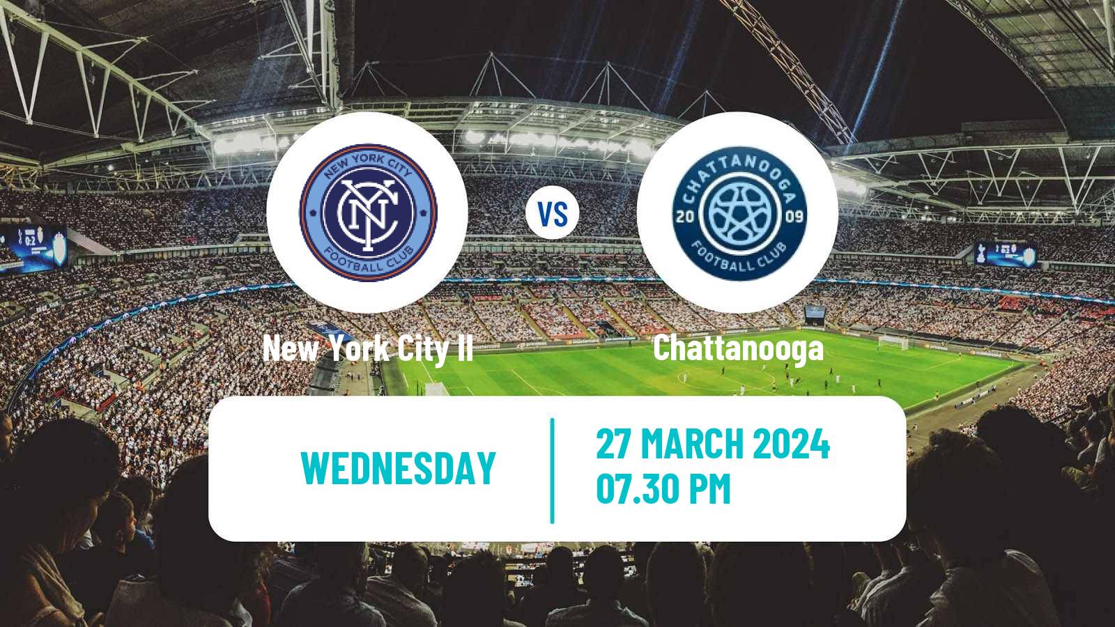 Soccer MLS Next Pro New York City II - Chattanooga