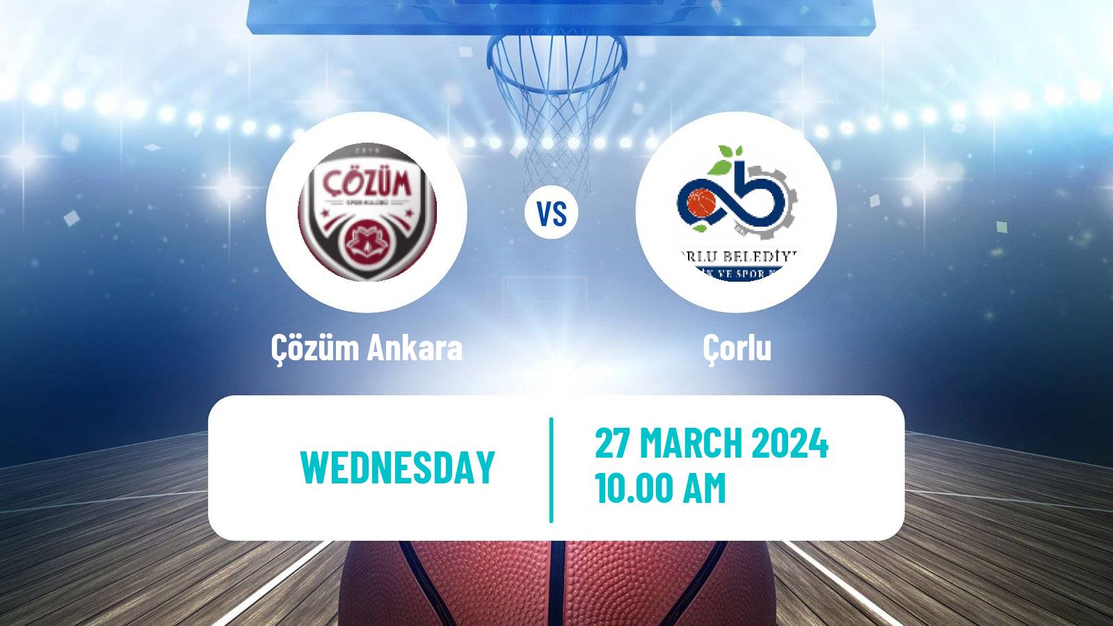 Basketball Turkish TB2L Çözüm Ankara - Çorlu