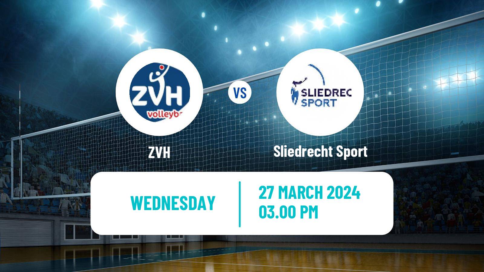 Volleyball Dutch Eredivisie Volleyball ZVH - Sliedrecht Sport