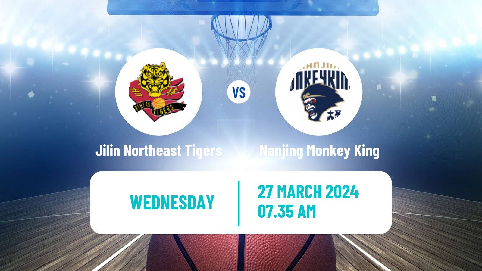 Basketball CBA Jilin Northeast Tigers - Nanjing Monkey King